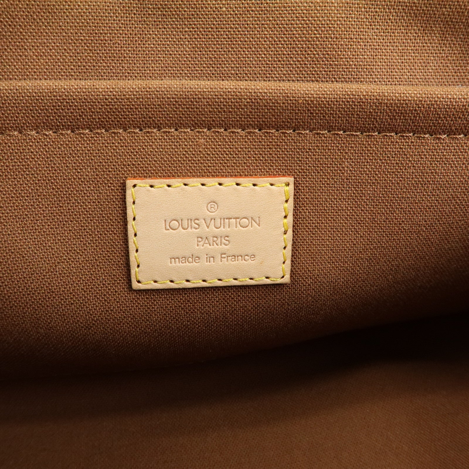 Louis Vuitton Monogram Popincourt Hand Bag Brown M40009