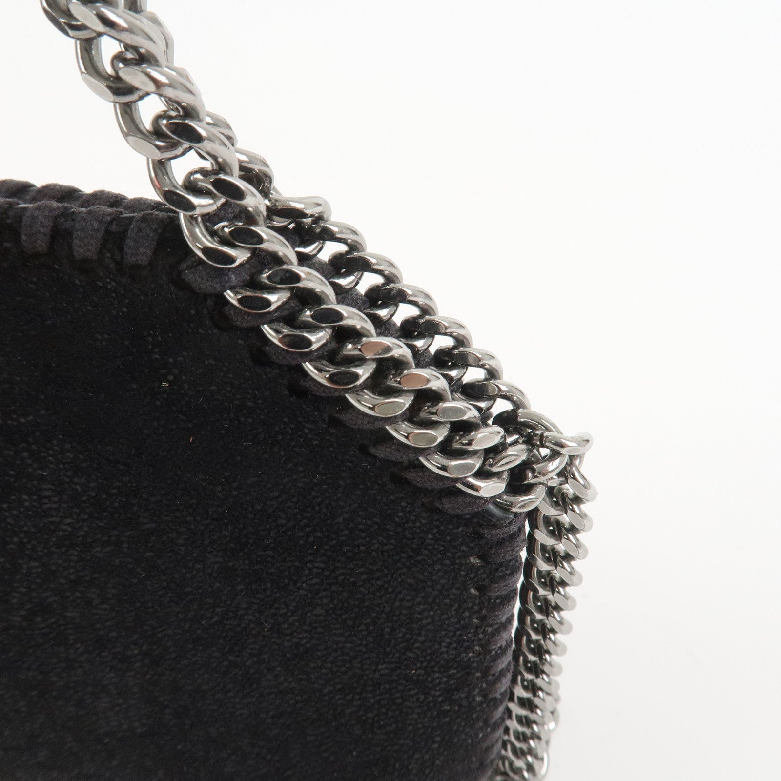 STELLA MCCARTNEY Falabella Polyester 2Way Bag Hand Bag Black