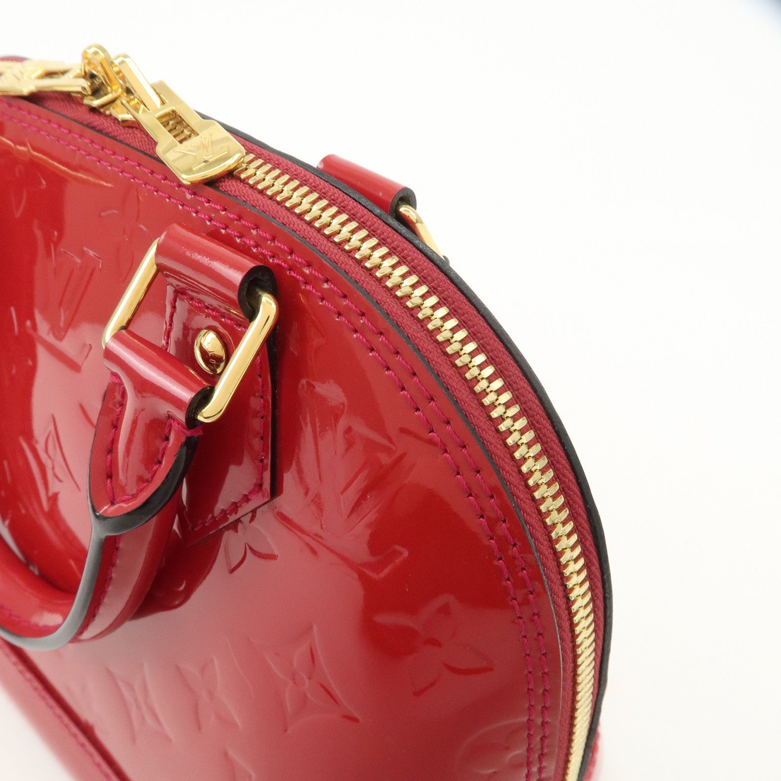 Louis Vuitton Monogram Vernis Leather Alma BB 2Way Shoulder Bag Used