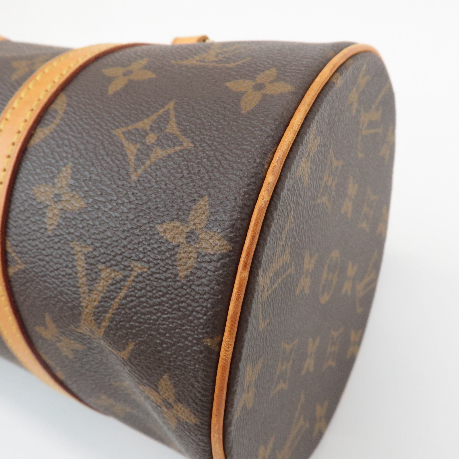 Louis Vuitton Monogram Papillon 30 Hand Bag New Style Brown M51385
