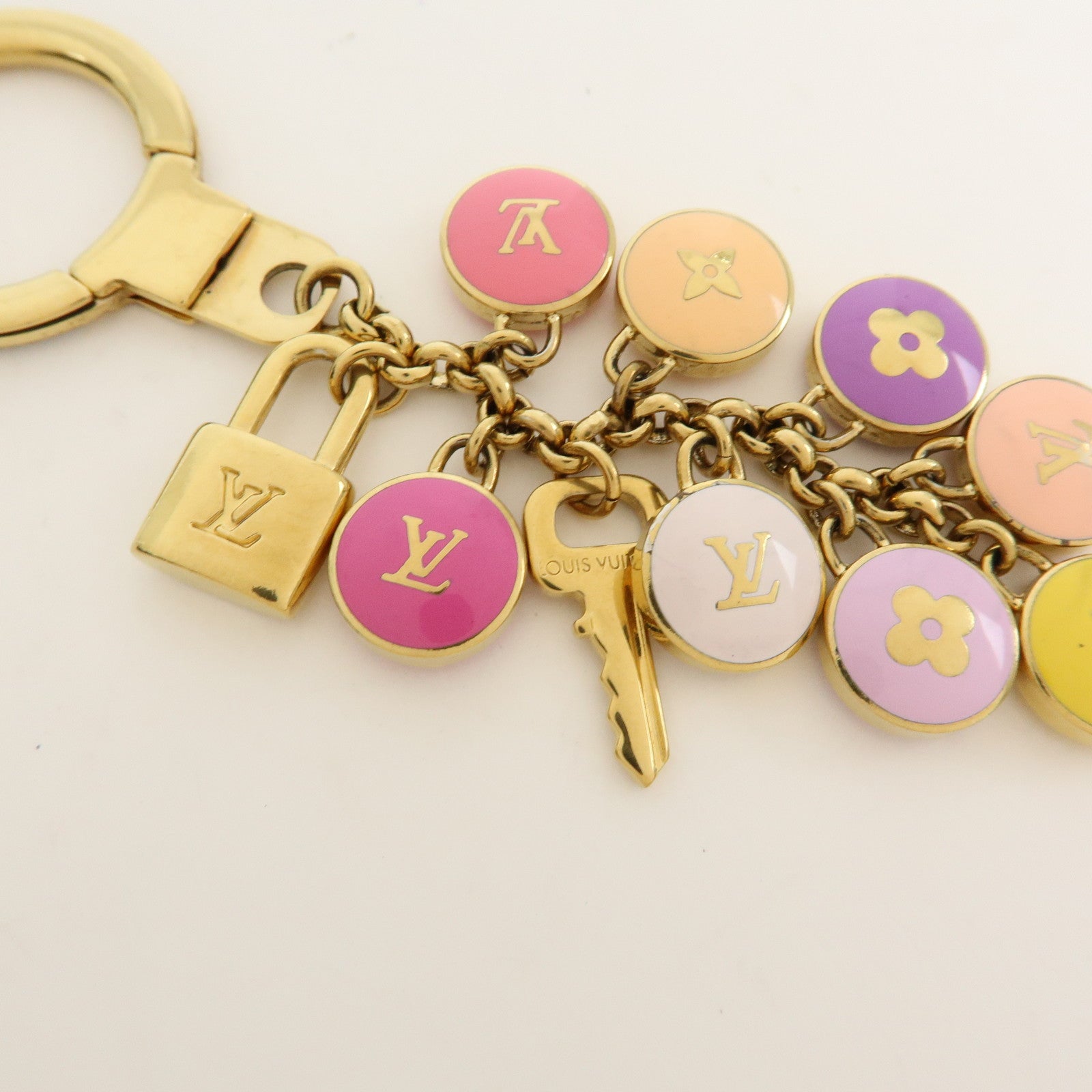 Louis Vuitton Porte Cles Pastilles Metal Bag Charm Key Chain M65646