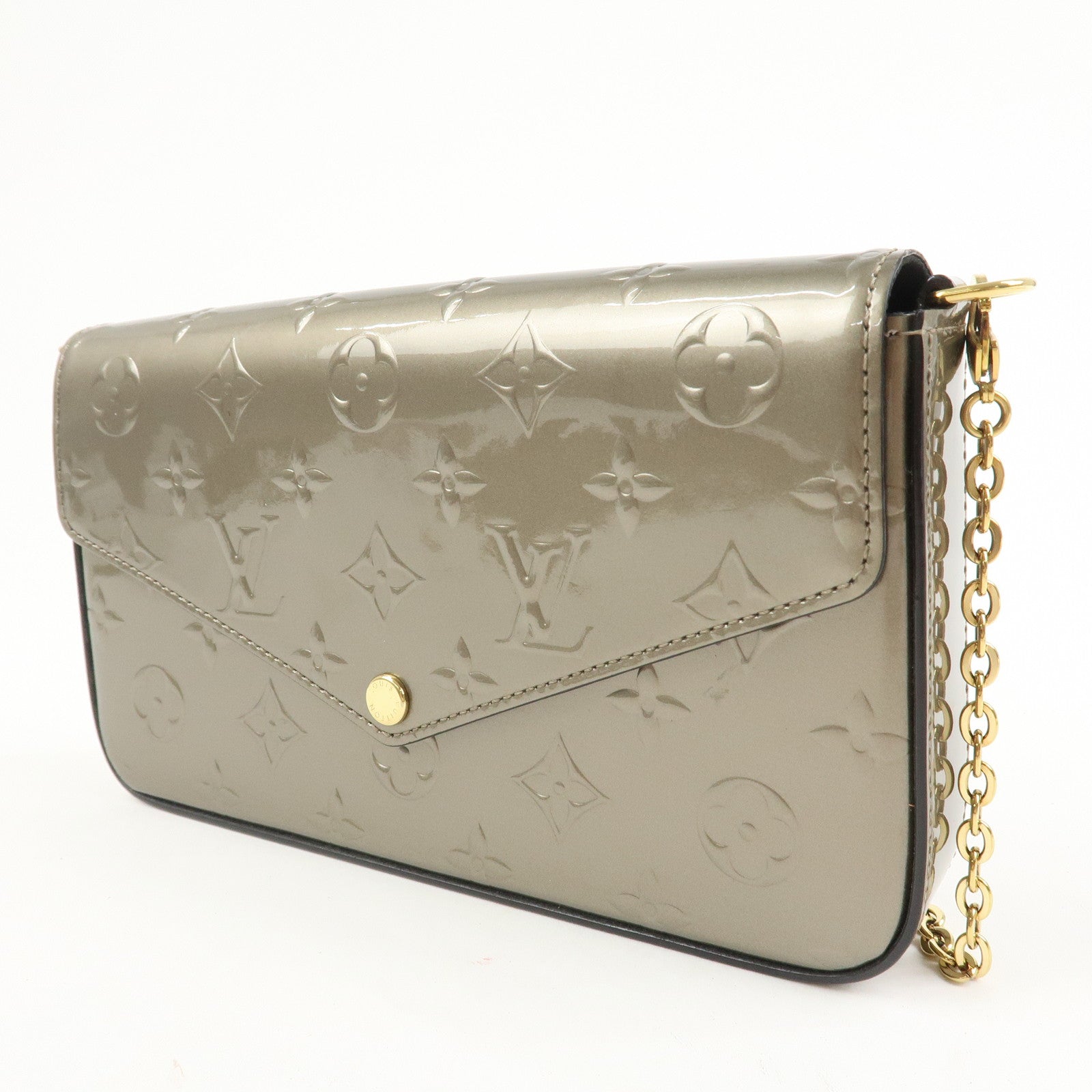 Louis Vuitton Monogram Vernis Leather Pochette Felicie M68648