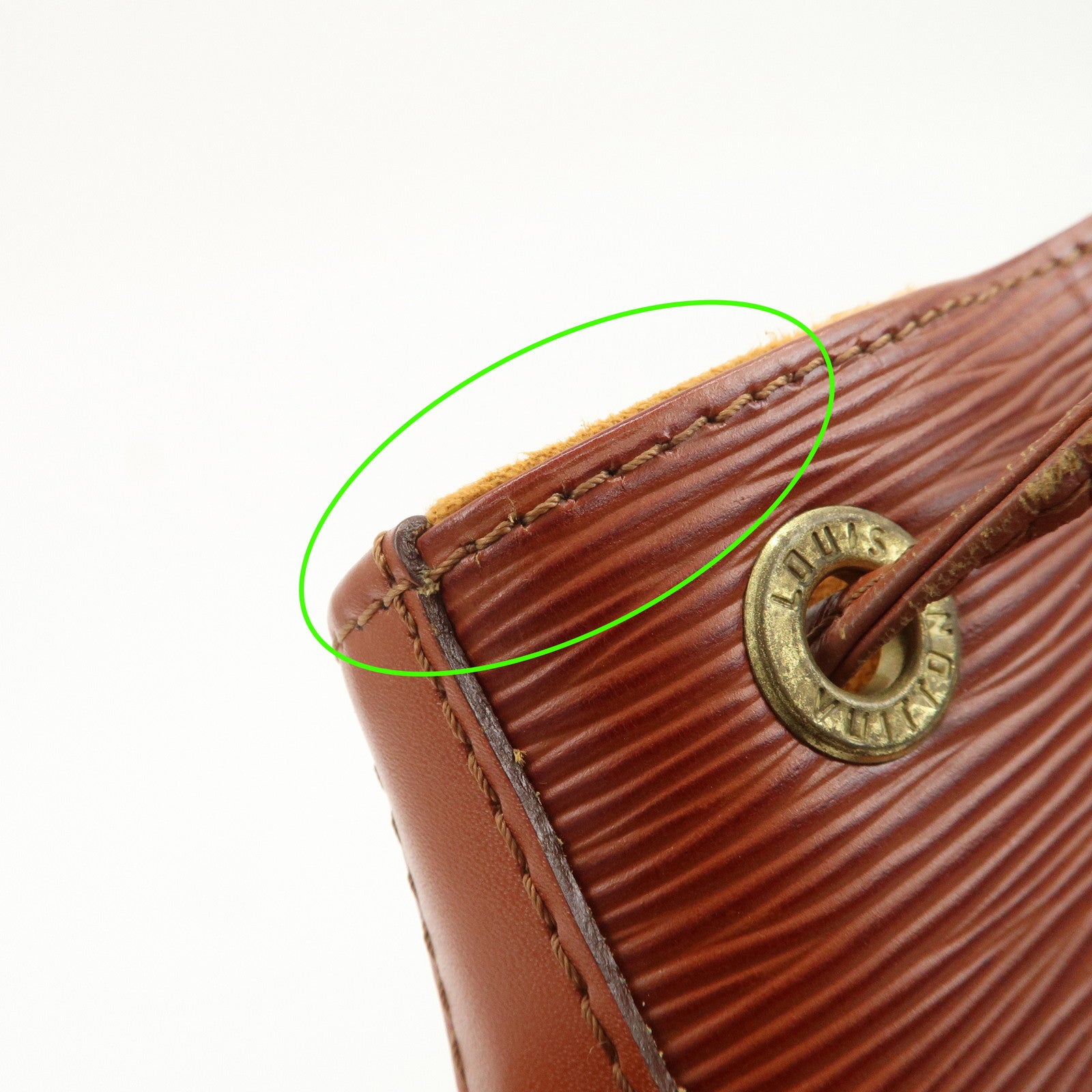 Louis Vuitton Epi Petit Noe Shoulder Bag Kenya Brown M44103