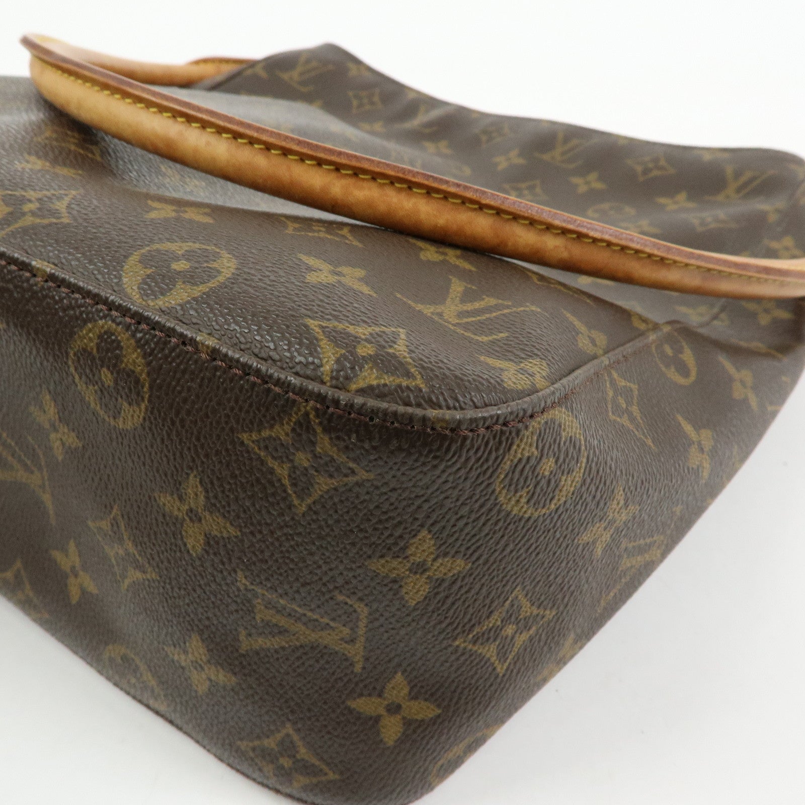 Louis Vuitton Monogram Looping GM Shoulder Bag Brown M51145