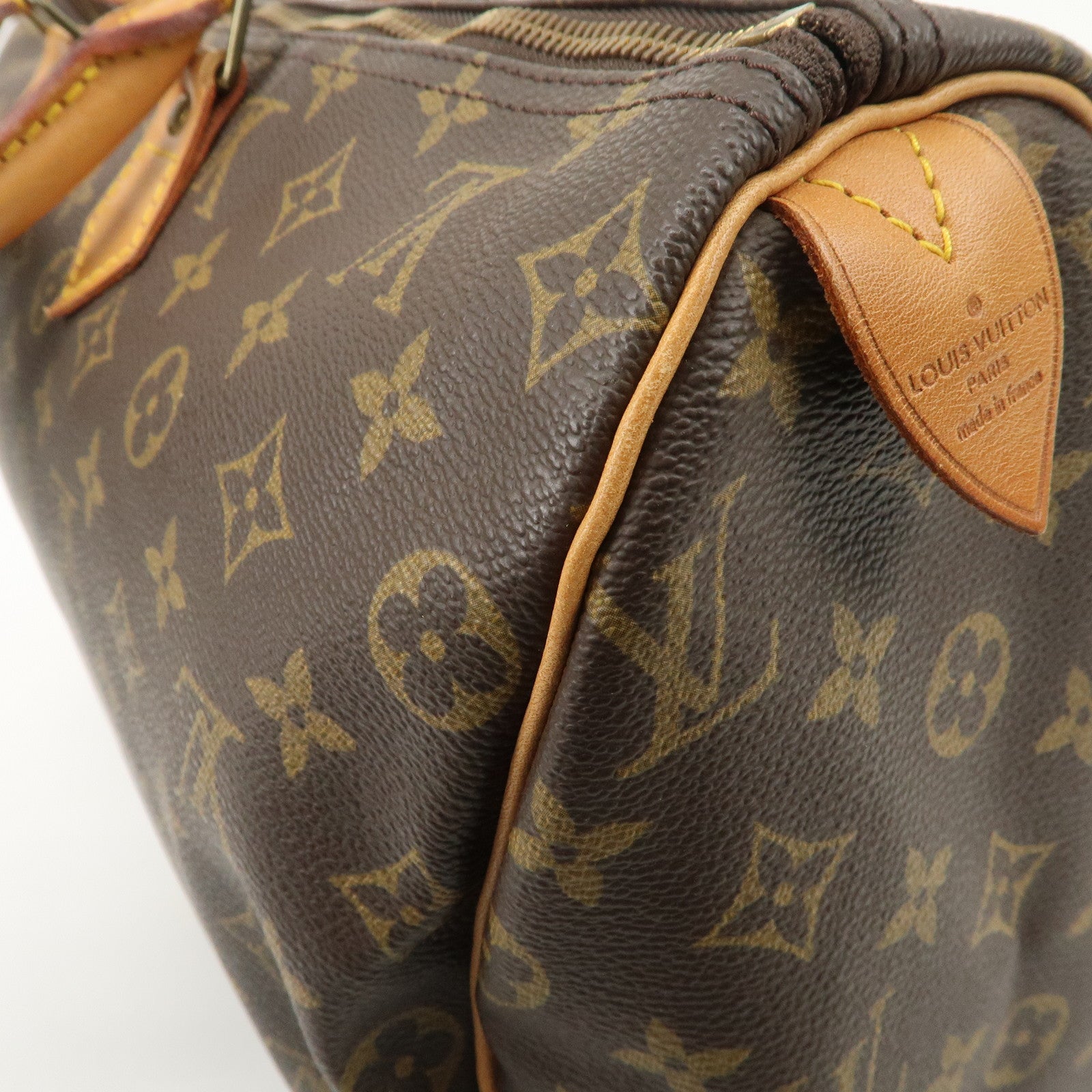 Louis Vuitton Monogram Speedy 40 Boston Bag Brown M41522