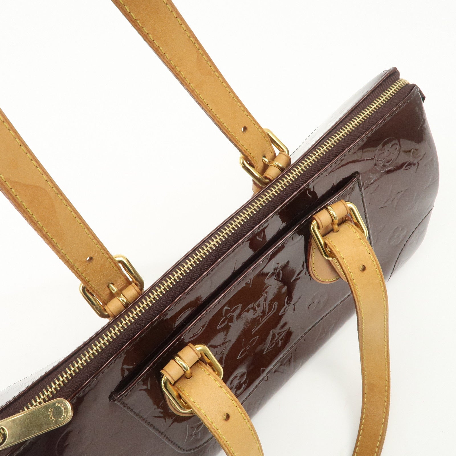Louis Vuitton Monogram Vernis Rosewood Avenue Hand Bag M93510