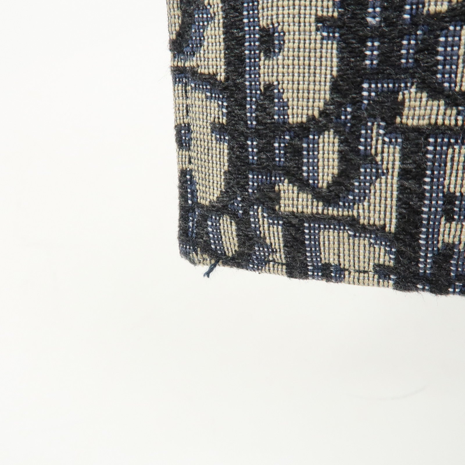 Christian Dior Oblique Canvas Clutch Bag Pouch Navy