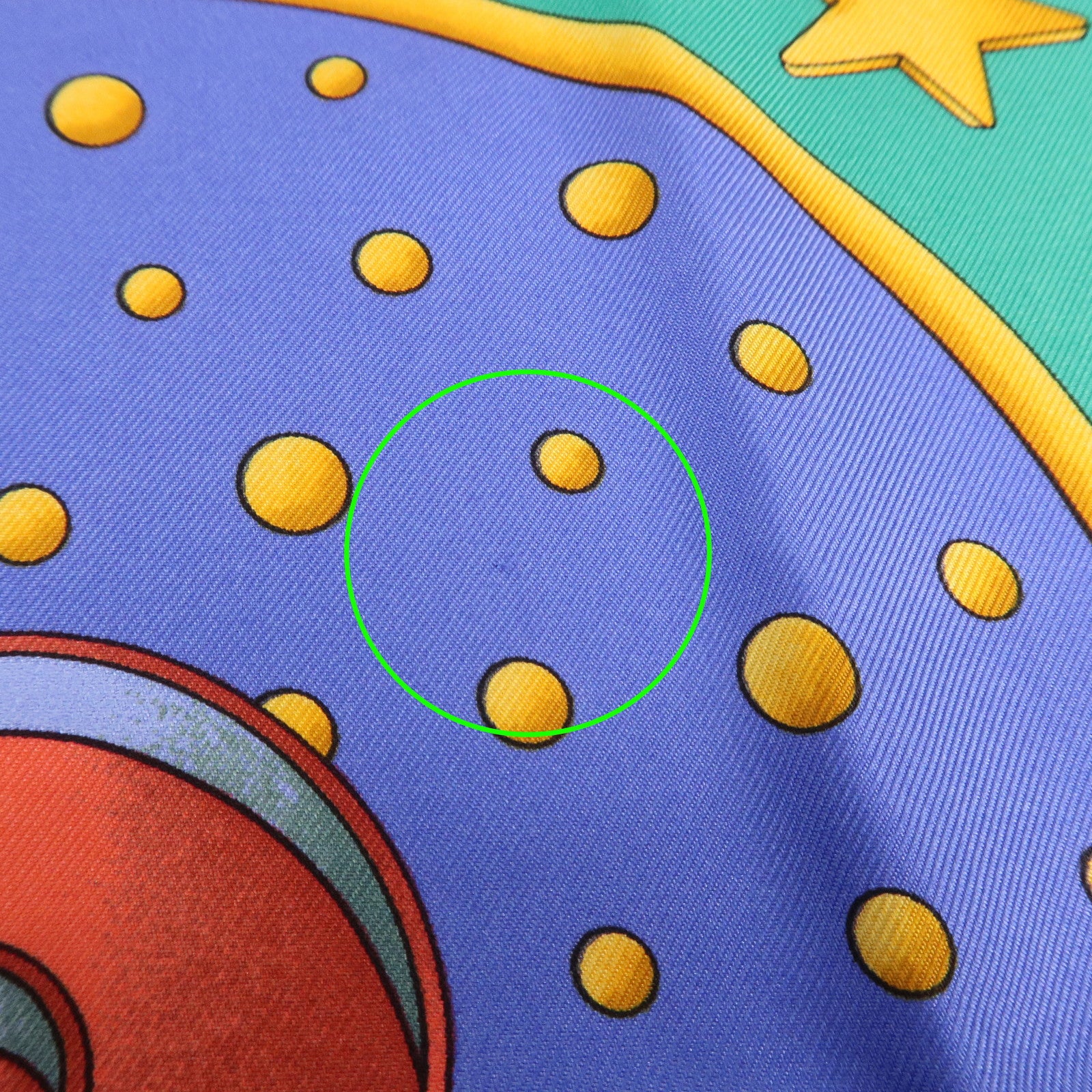 HERMES Carre 90 Silk 100% Scarf CARPE DIEM Blue Yellow Multicolor