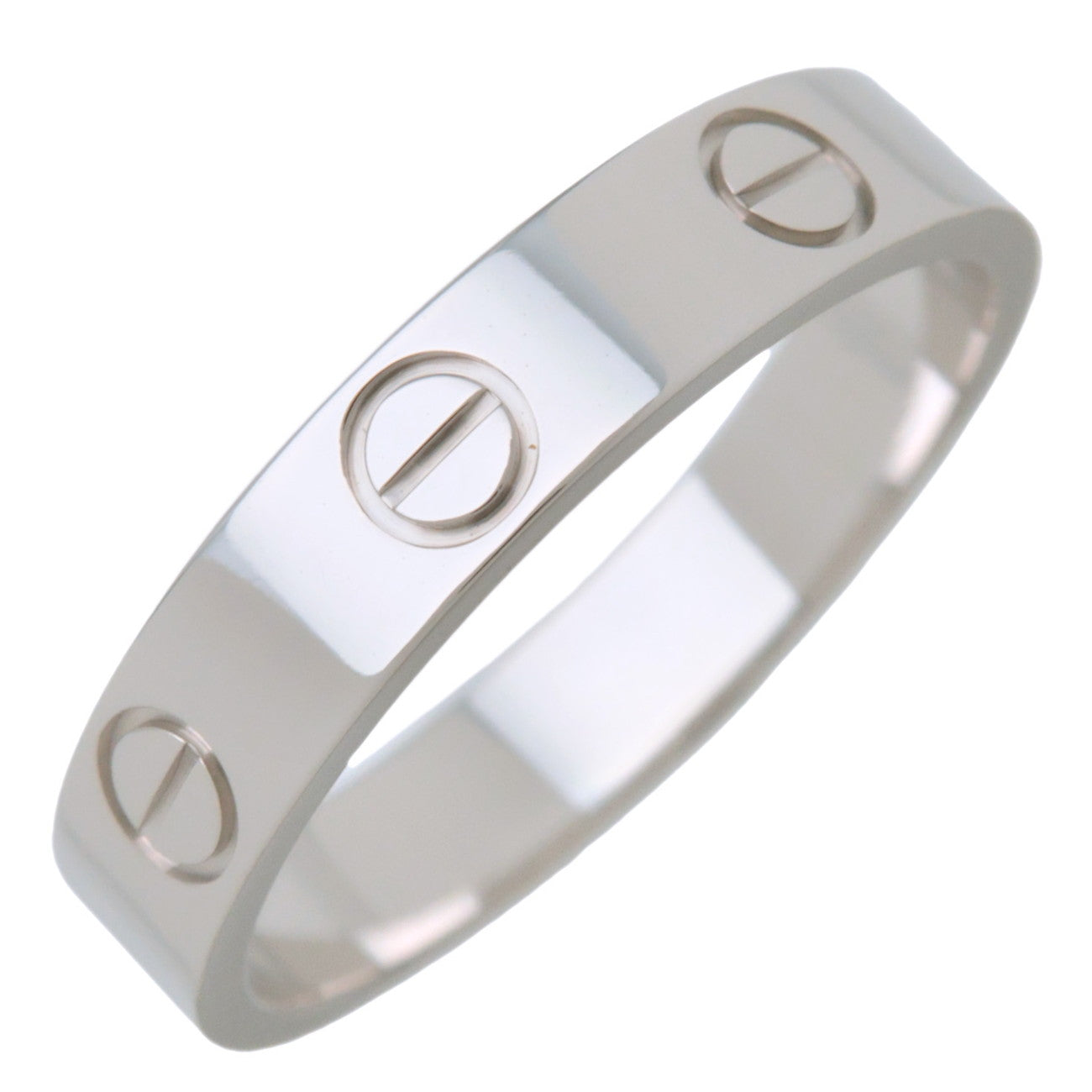 Cartier Mini Love Ring K18WG 750WG White Gold #52 US6-6.5 EU52