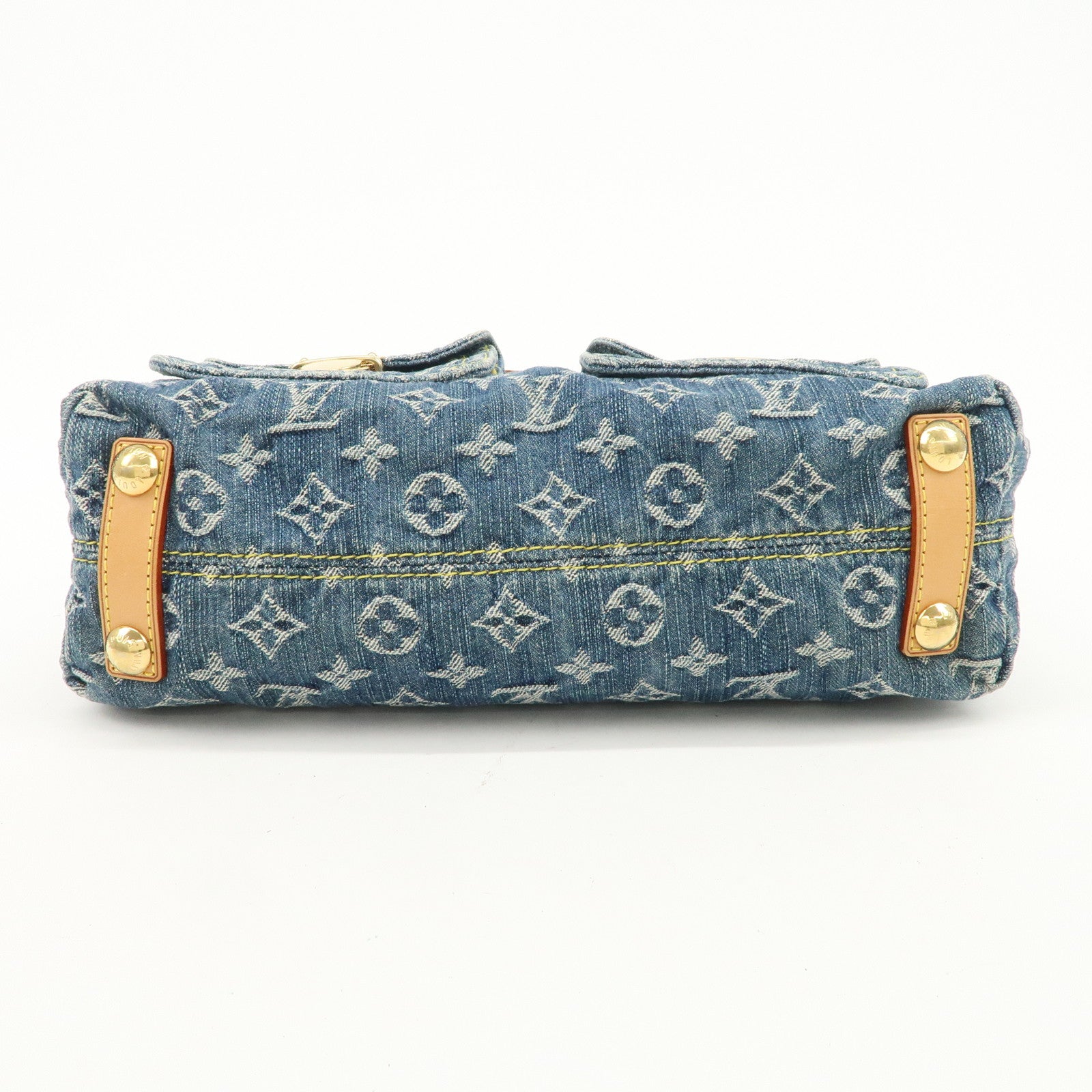 Louis Vuitton Monogram Denim Baggy PM 2Way Bag Shoulder Bag M95049