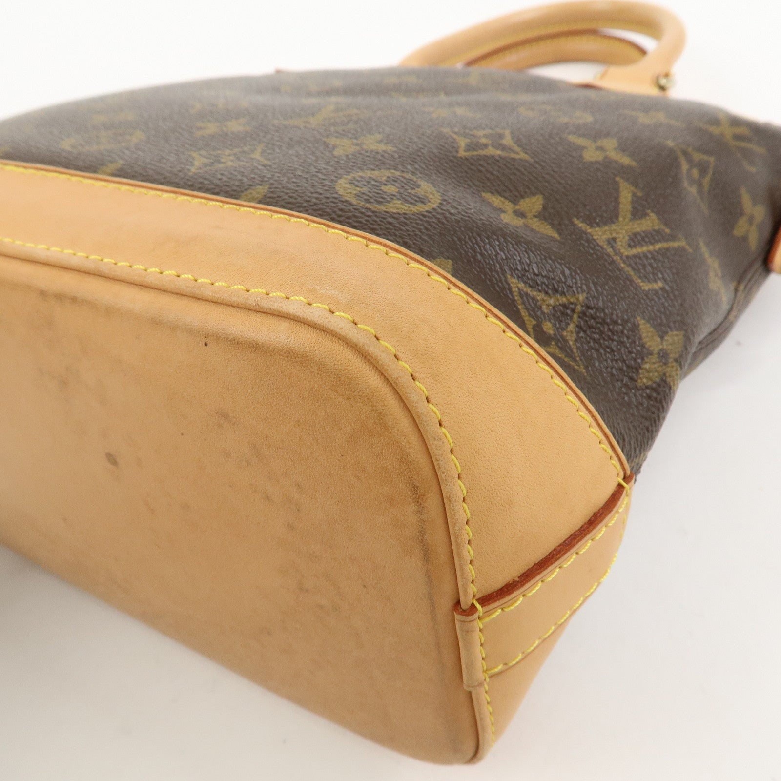 Louis Vuitton Monogram Lockit PM Hand Bag Tote Bag Brown M40102