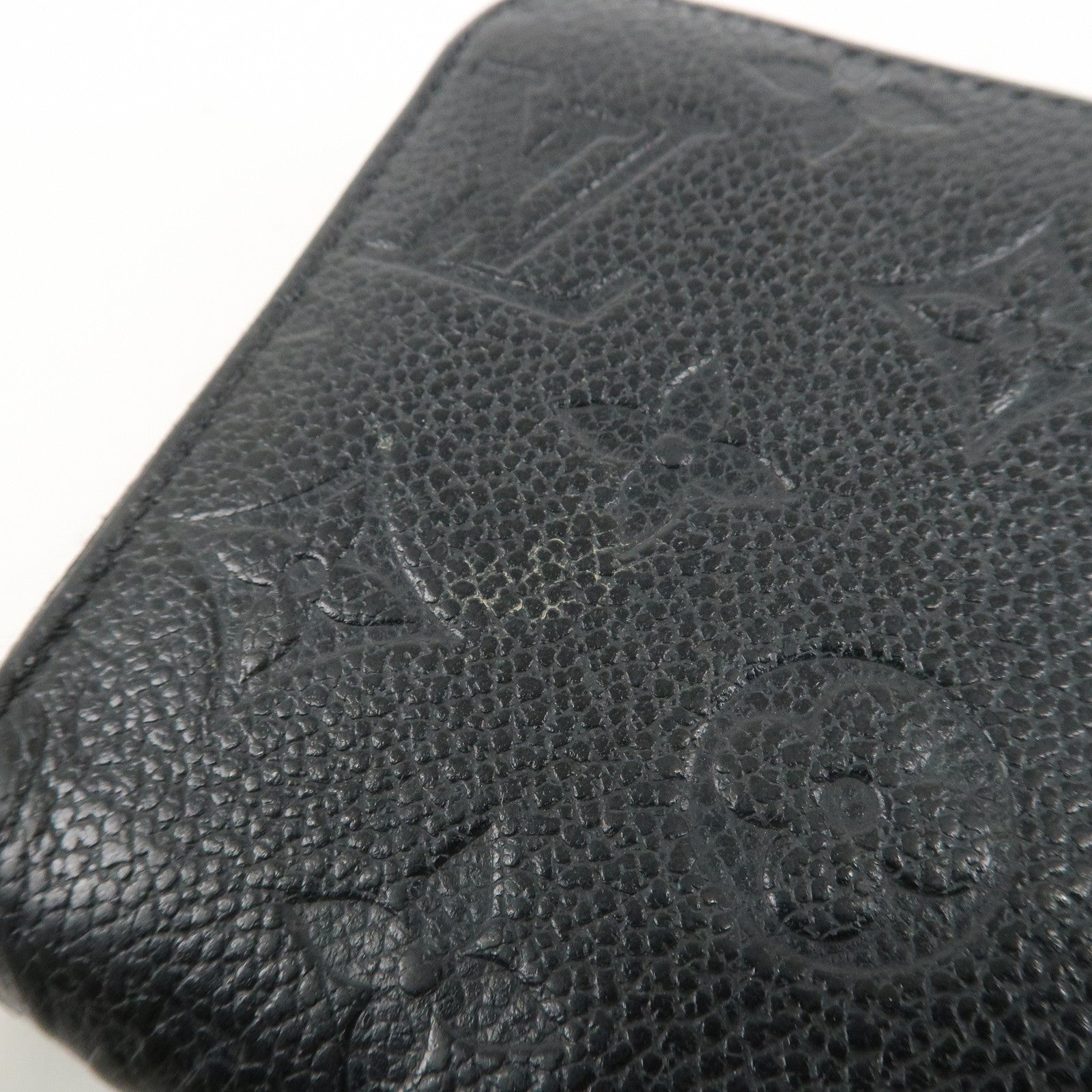 Louis Vuitton Monogram Empreinte Leather Round Zippy Wallet M61864 Used