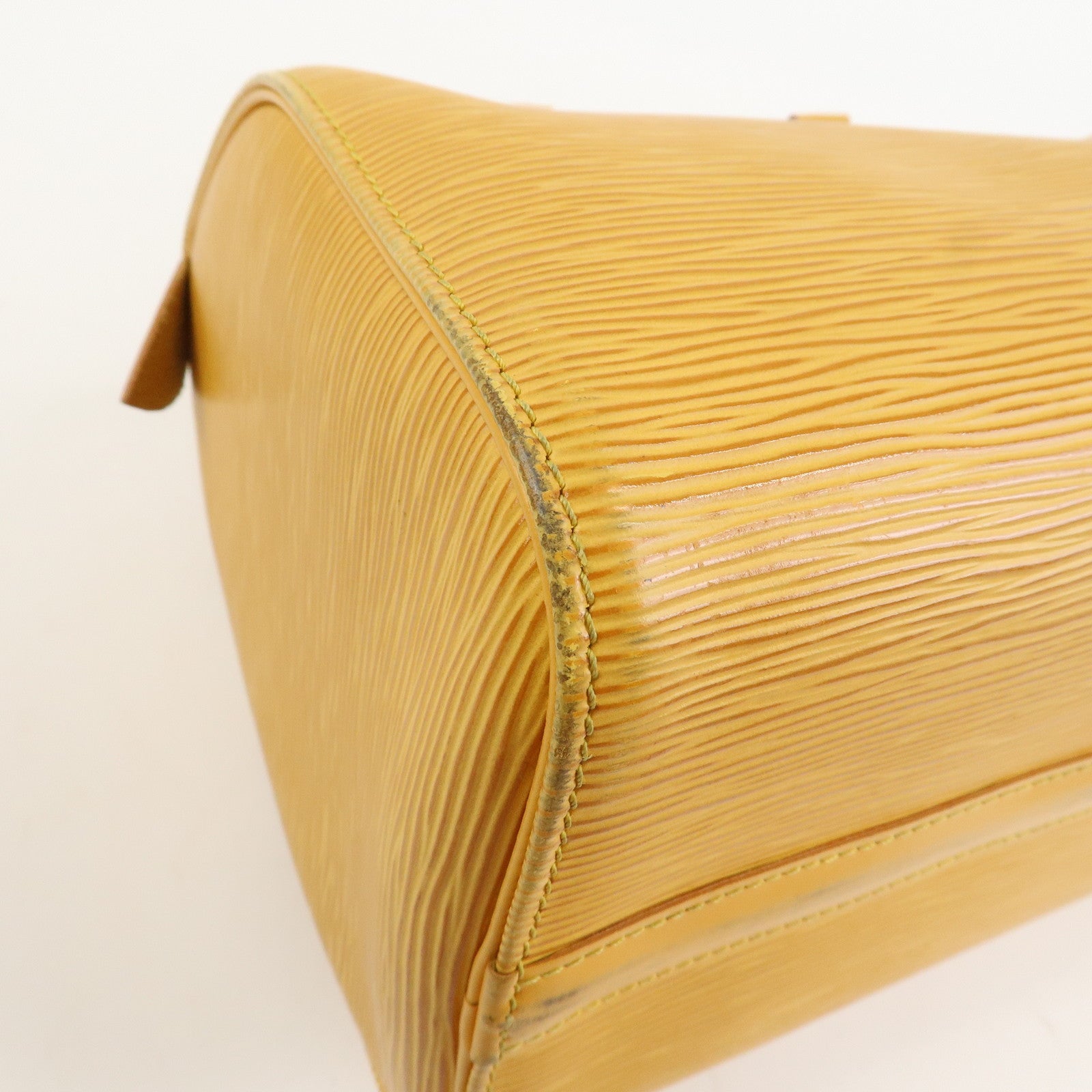 Louis Vuitton Epi Speedy 25 Boston Bag Hand Bag Yellow M43019 Used