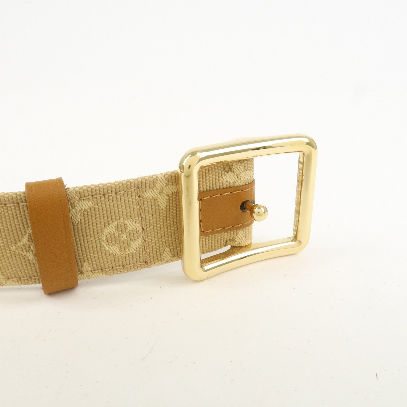 Louis Vuitton Monogram Mini Canvas Ceinture 75/30 Belt Beige M6817