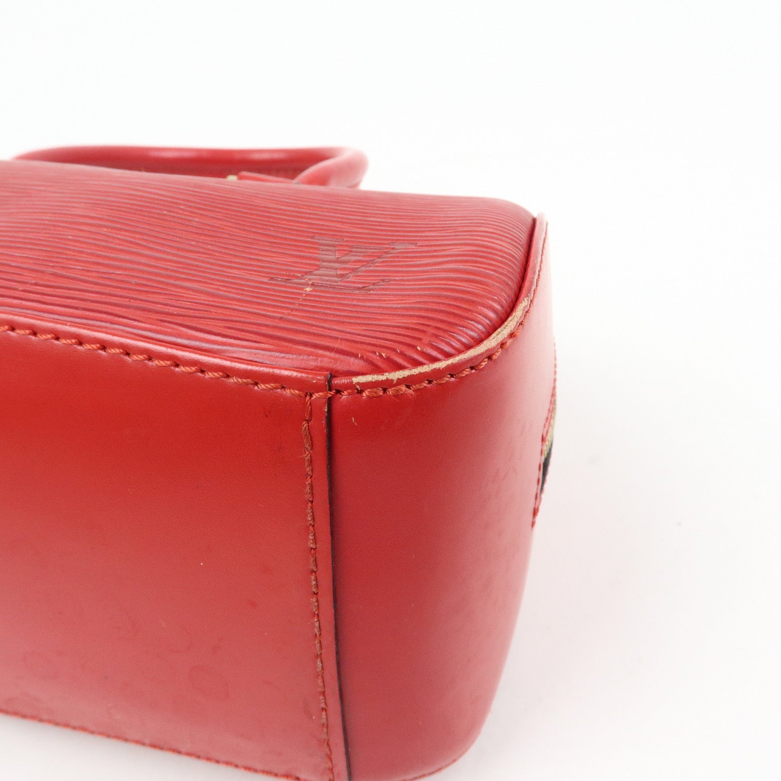 Louis Vuitton Epi Leather Jasmine Hand Bag Castilian Red M52087