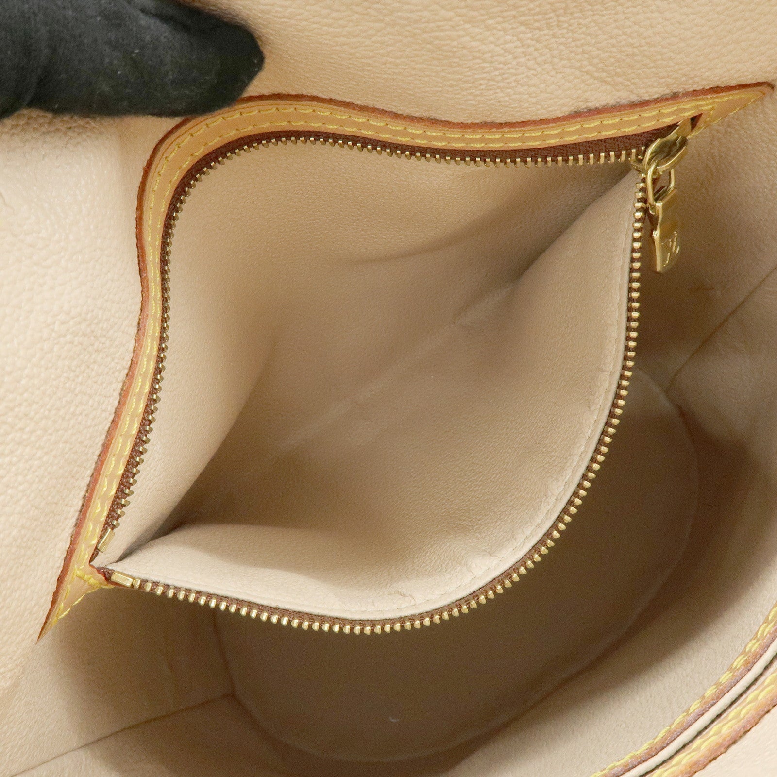 Louis Vuitton Monogram Canvas Bucket PM Hand Bag Brown M42238