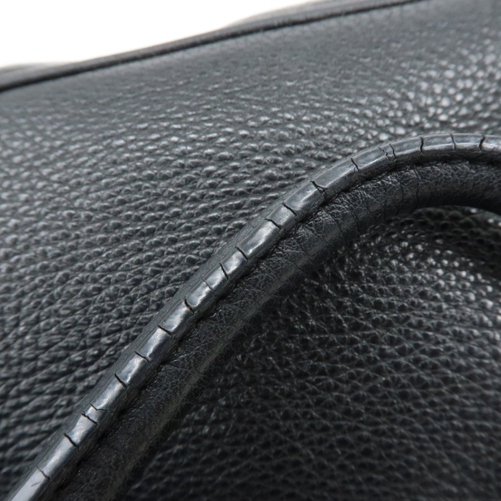 MIU MIU Vittello Phoenix Leather 2Way Hand Shoulder Bag 5BE886