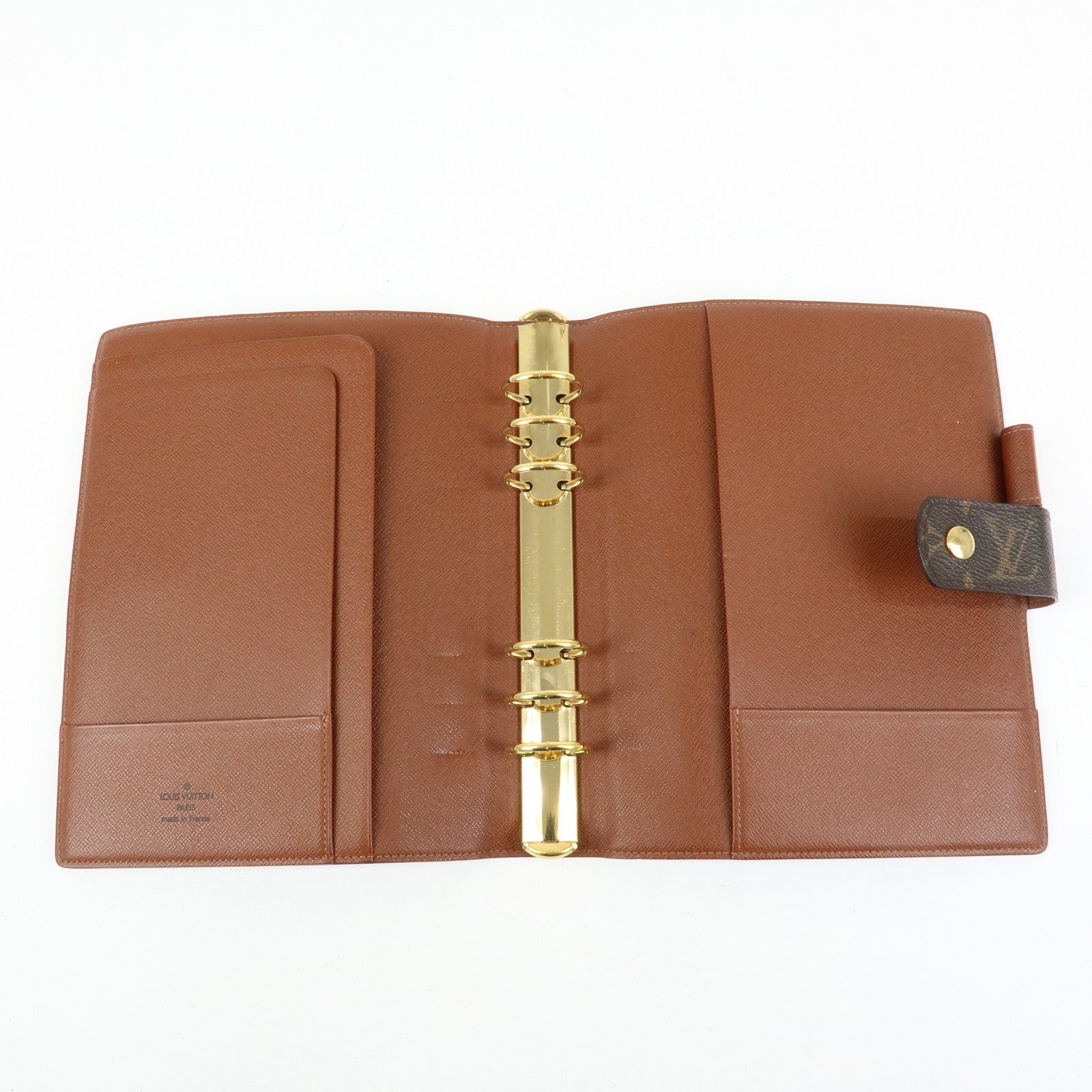 Louis Vuitton Monogram Agenda GM Planner Cover Brown R20106