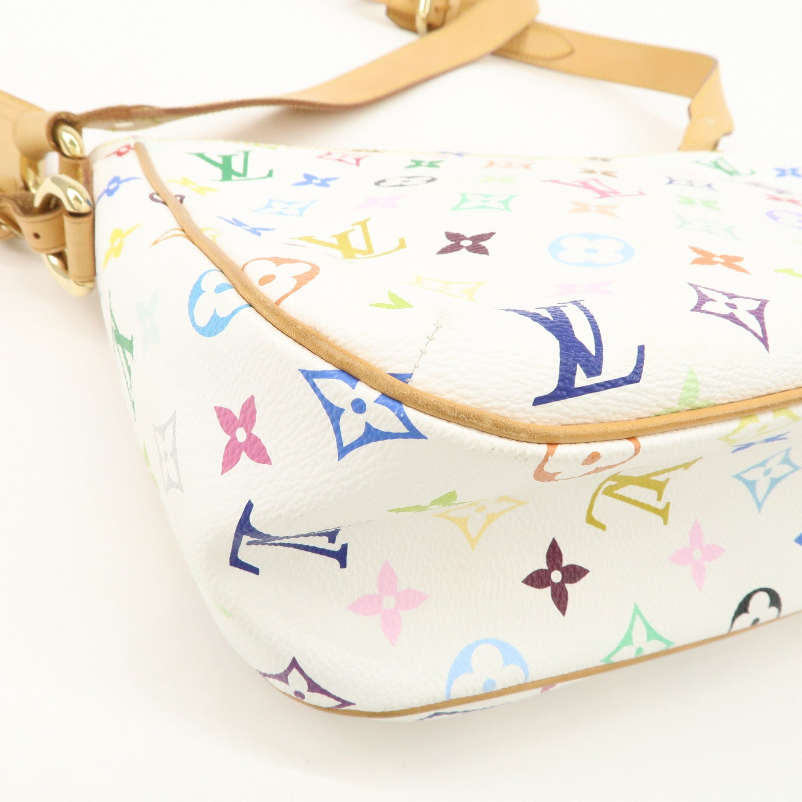 Louis Vuitton Monogram Multicolor Lodge GM Shoulder Bag Branc M40051