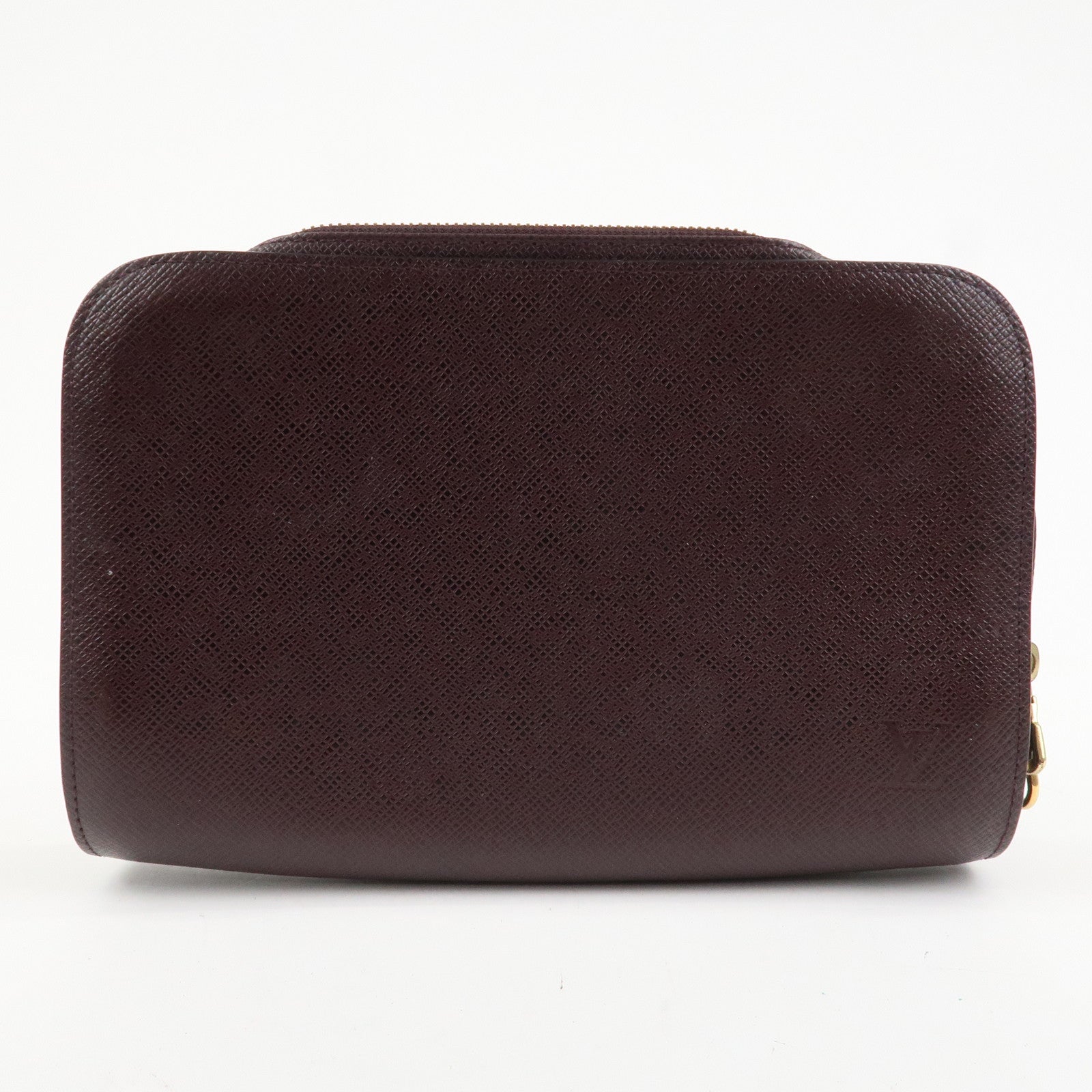 Louis Vuitton Taiga Set Of 2 Leather Clutch Bags M3018P M30186
