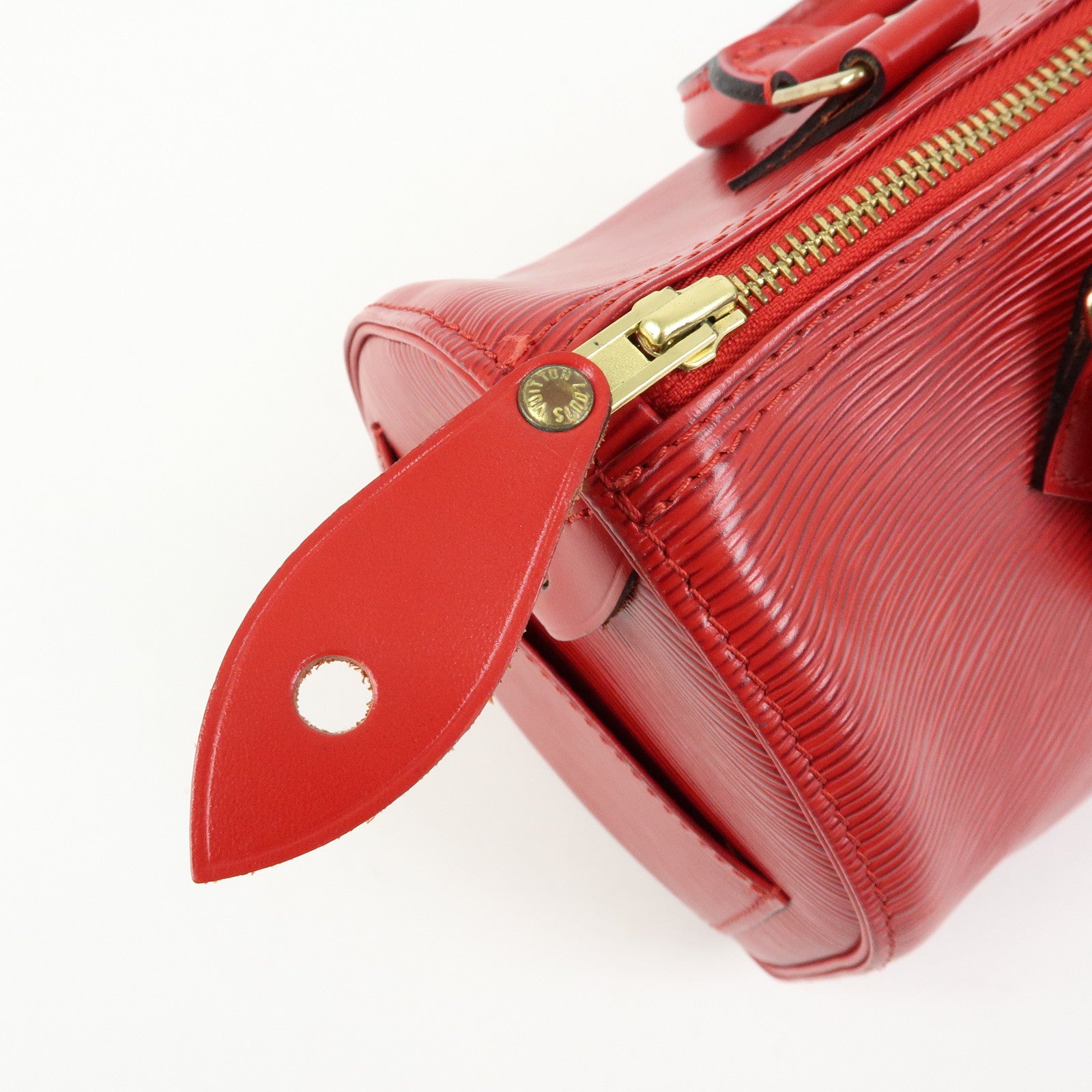 Louis Vuitton Epi Speedy 25 Boston Hand Bag Castilian Red M43017