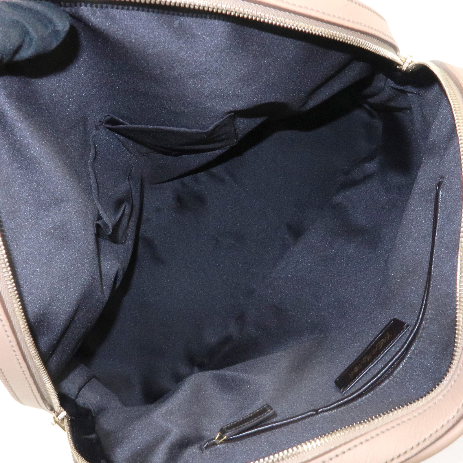 SAINT LAURENT PARIS Muse Leather Hand Bag Tote Bag Beige