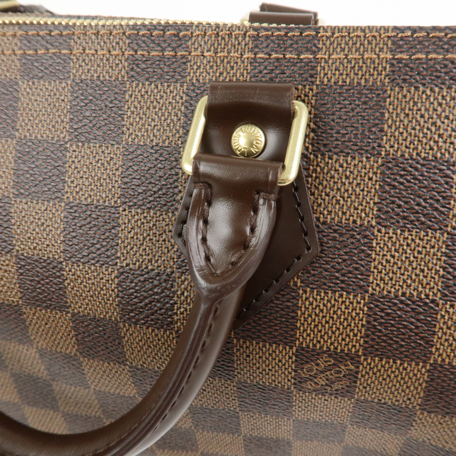 Louis Vuitton Damier Ebene Canvas Speedy 30 Boston Bag N41364