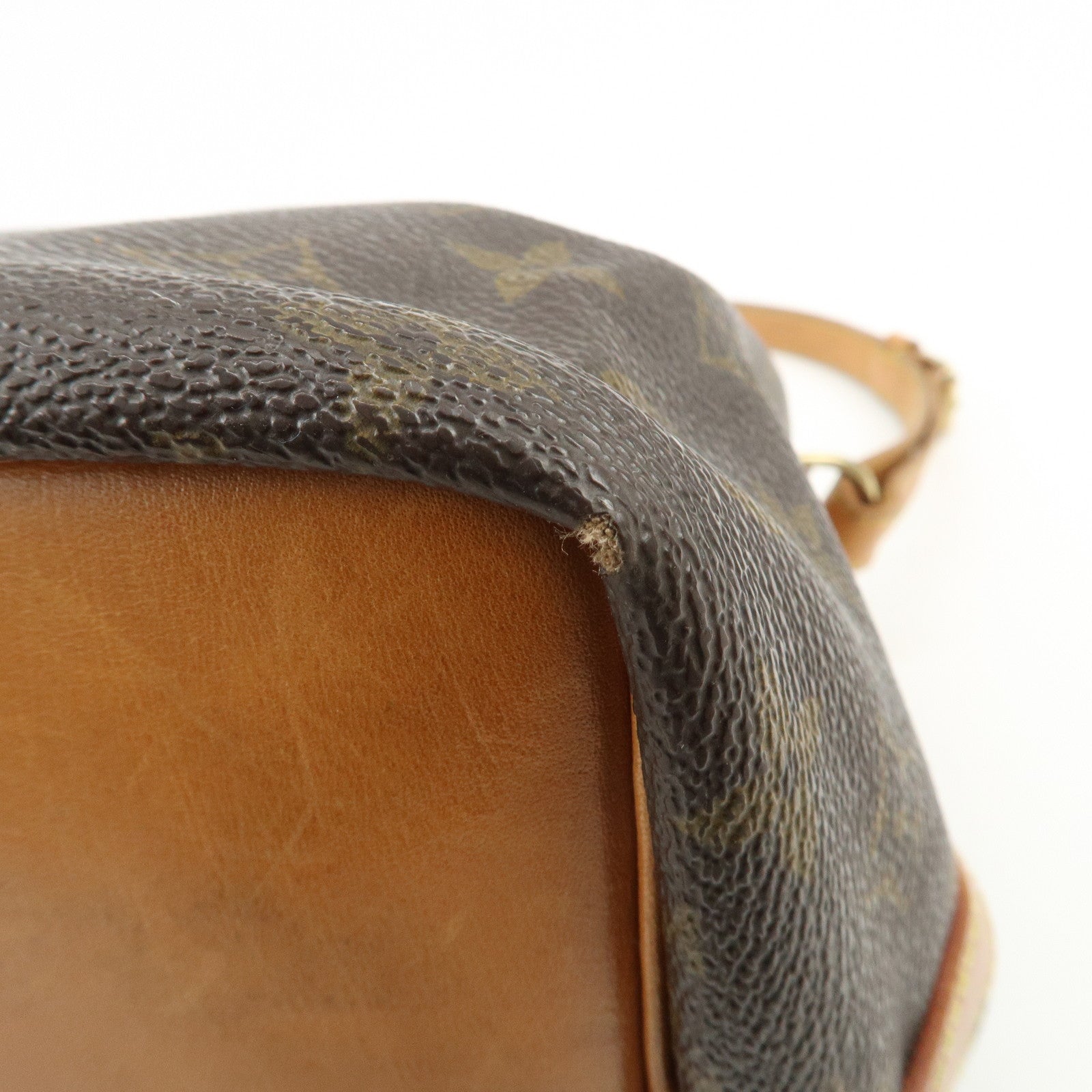 Louis Vuitton Monogram Petit Noe Shoulder Bag Brown M42226