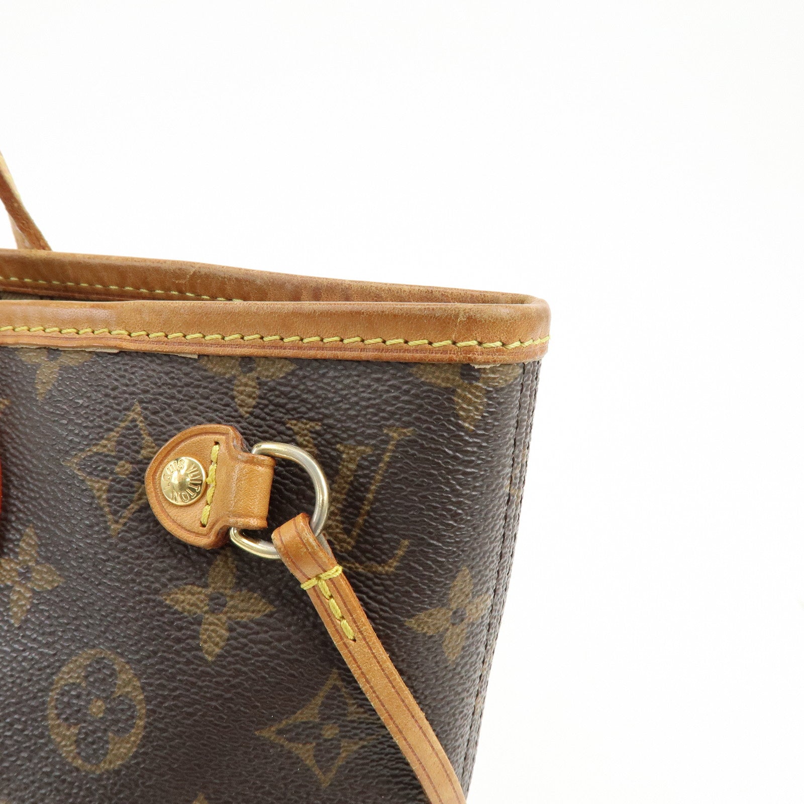 Louis Vuitton Monogram Neverfull PM Tote Bag Hand Bag Brown M40155
