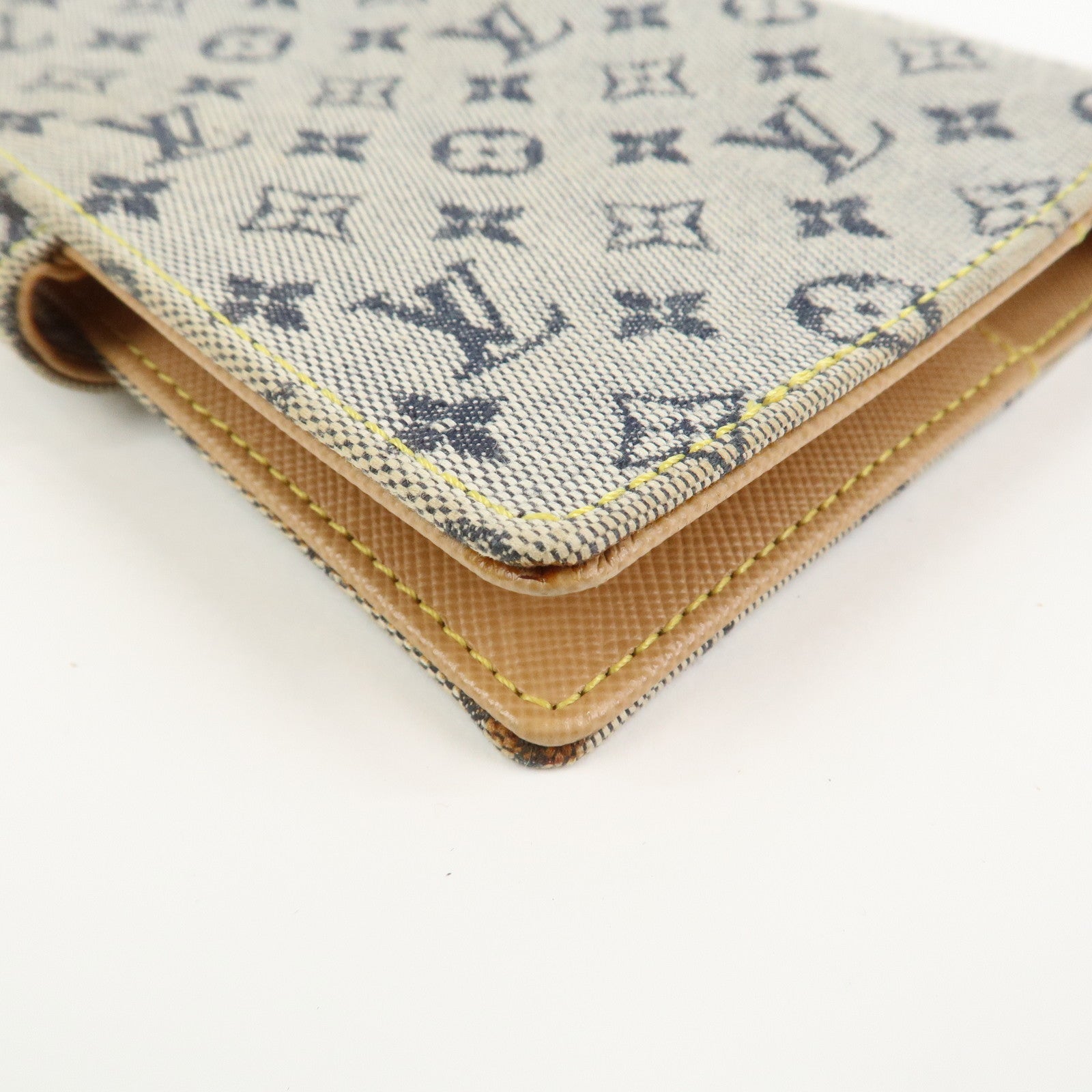 Louis Vuitton Monogram Mini Agenda PM Planner Cover Blue R20910