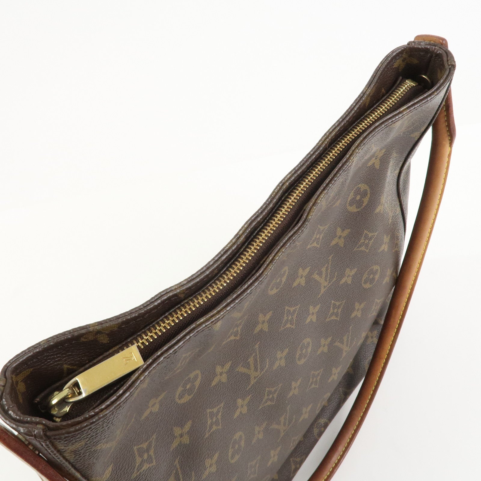 Louis Vuitton Monogram Looping GM Shoulder Bag Brown M51145