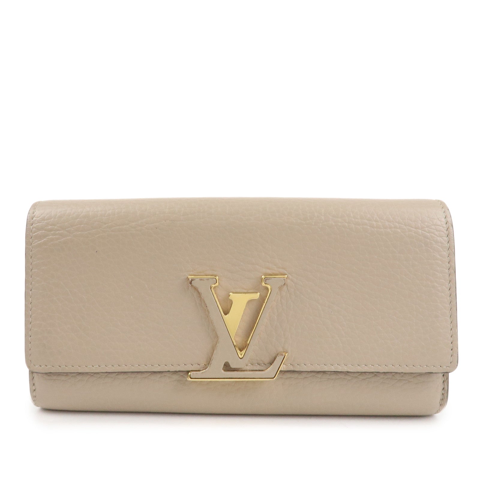 Louis Vuitton Portefeuille Capcines Taurillon Leather Wallet M61249 Used