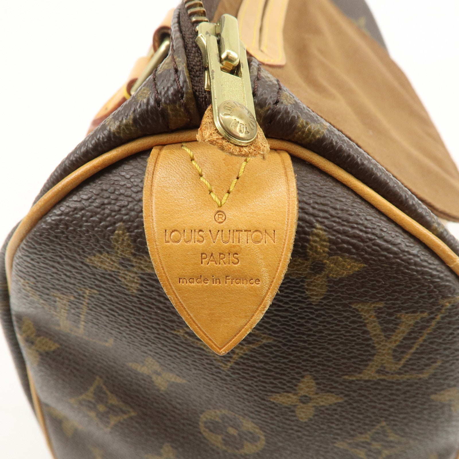 Louis Vuitton Monogram Speedy 25 Boston Bag Hand Bag Brown M41528
