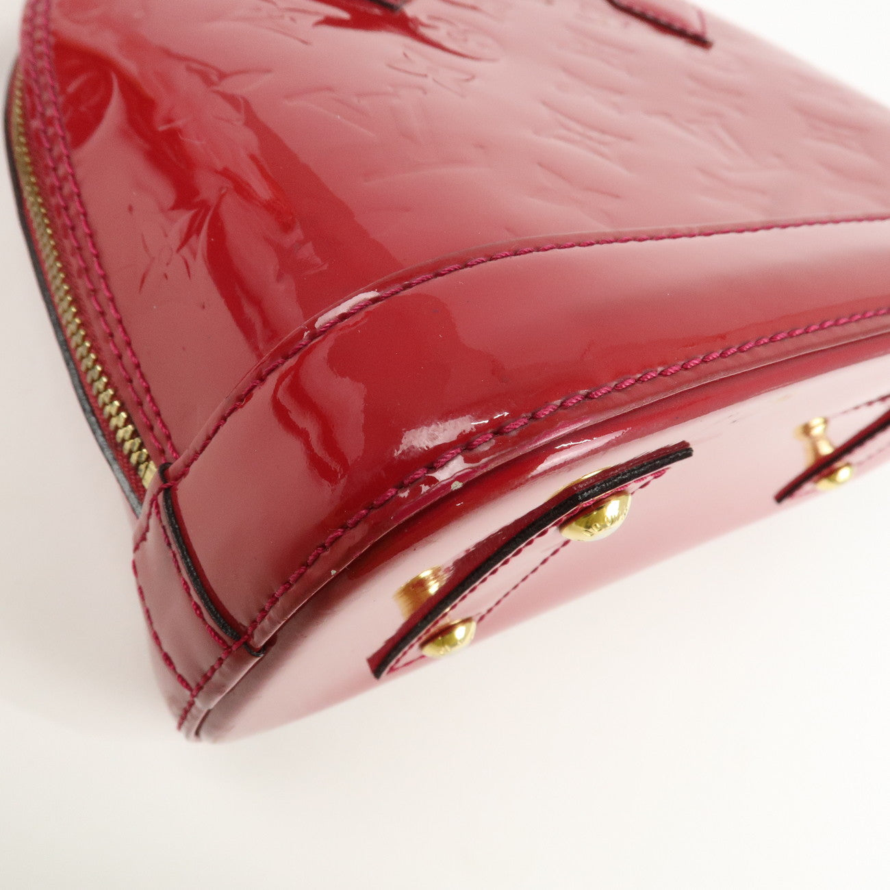 Louis Vuitton Monogram Vernis Alma BB 2Way Bag Rose Indien M91771 Used