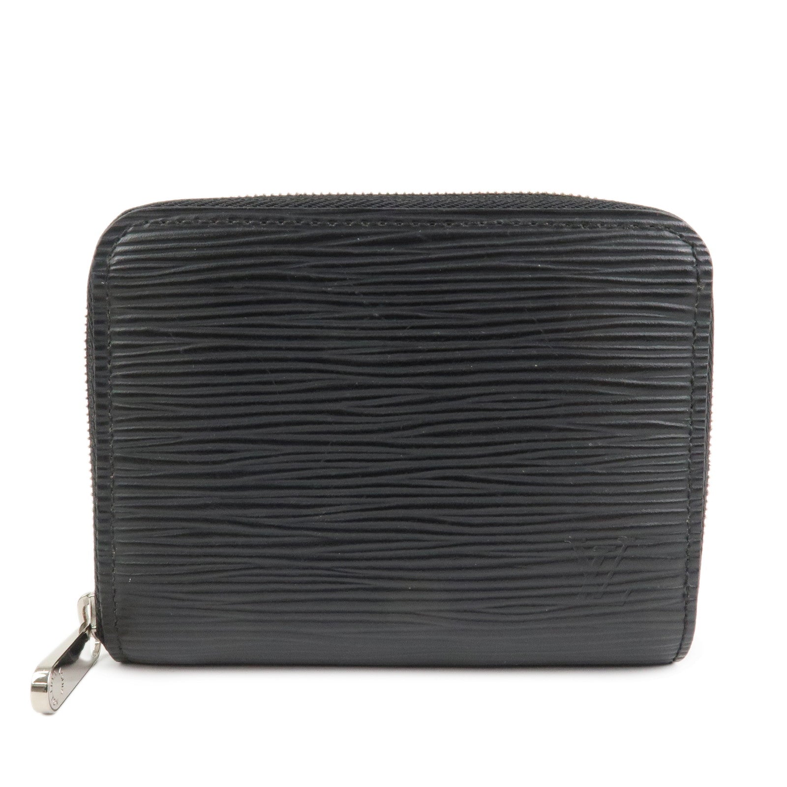 Louis Vuitton Epi Leather Zippy Coin Case Wallet Noir M60152