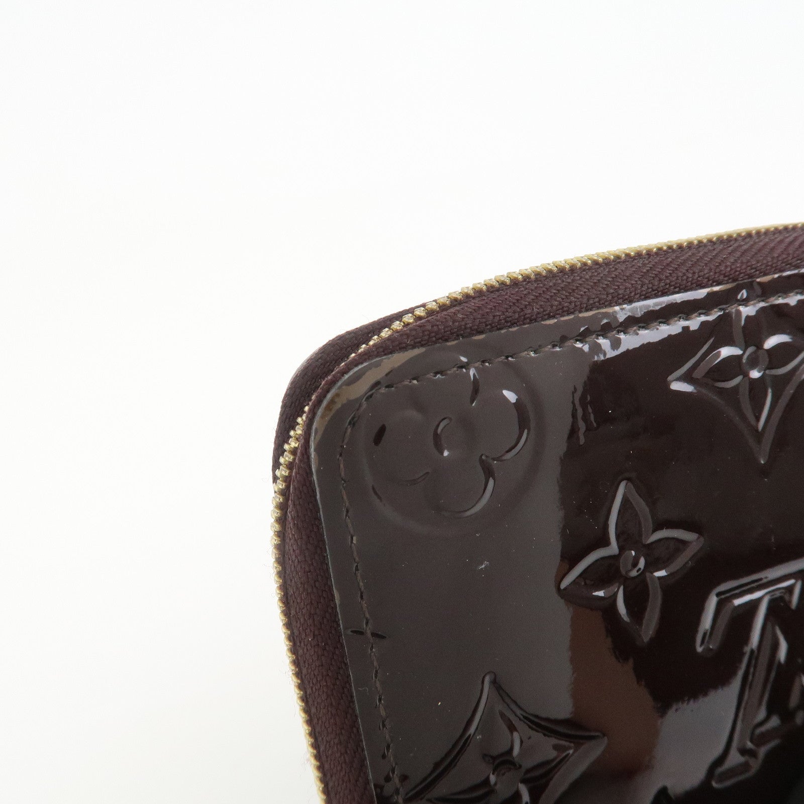 Louis Vuitton Monogram Vernis Zippy Coin Purse Amarante M93607