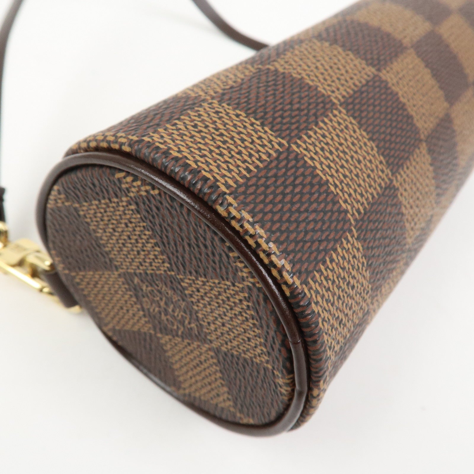 Louis Vuitton Damier Ebene Mini Pouch for Papillon Bag Brown