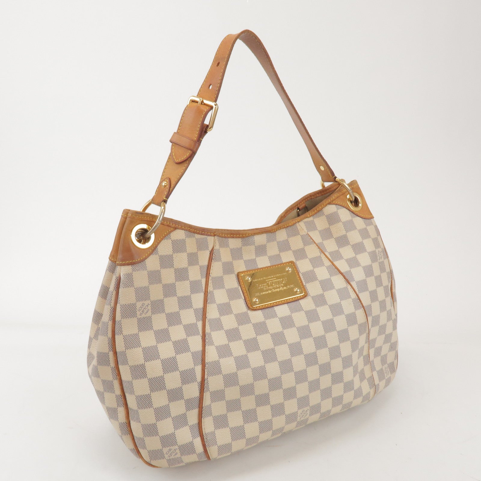 Louis Vuitton Damier Azur Canvas Galliera PM Shoulder Bag N55215