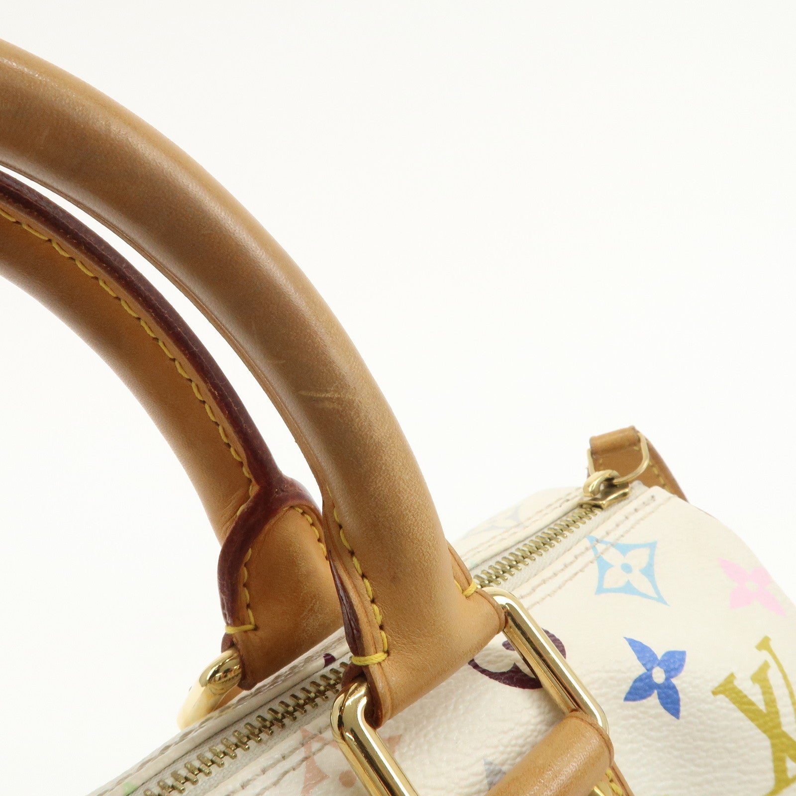 Louis Vuitton Monogram Multicolor Hand Bag Blanc M92643
