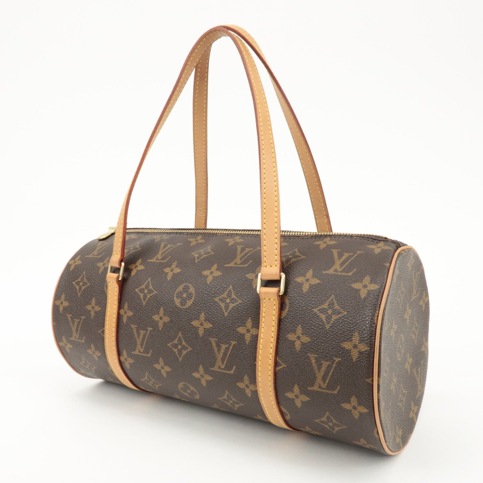 Louis Vuitton Monogram Canvas Leather Papillon 30 Brown M51385 Used