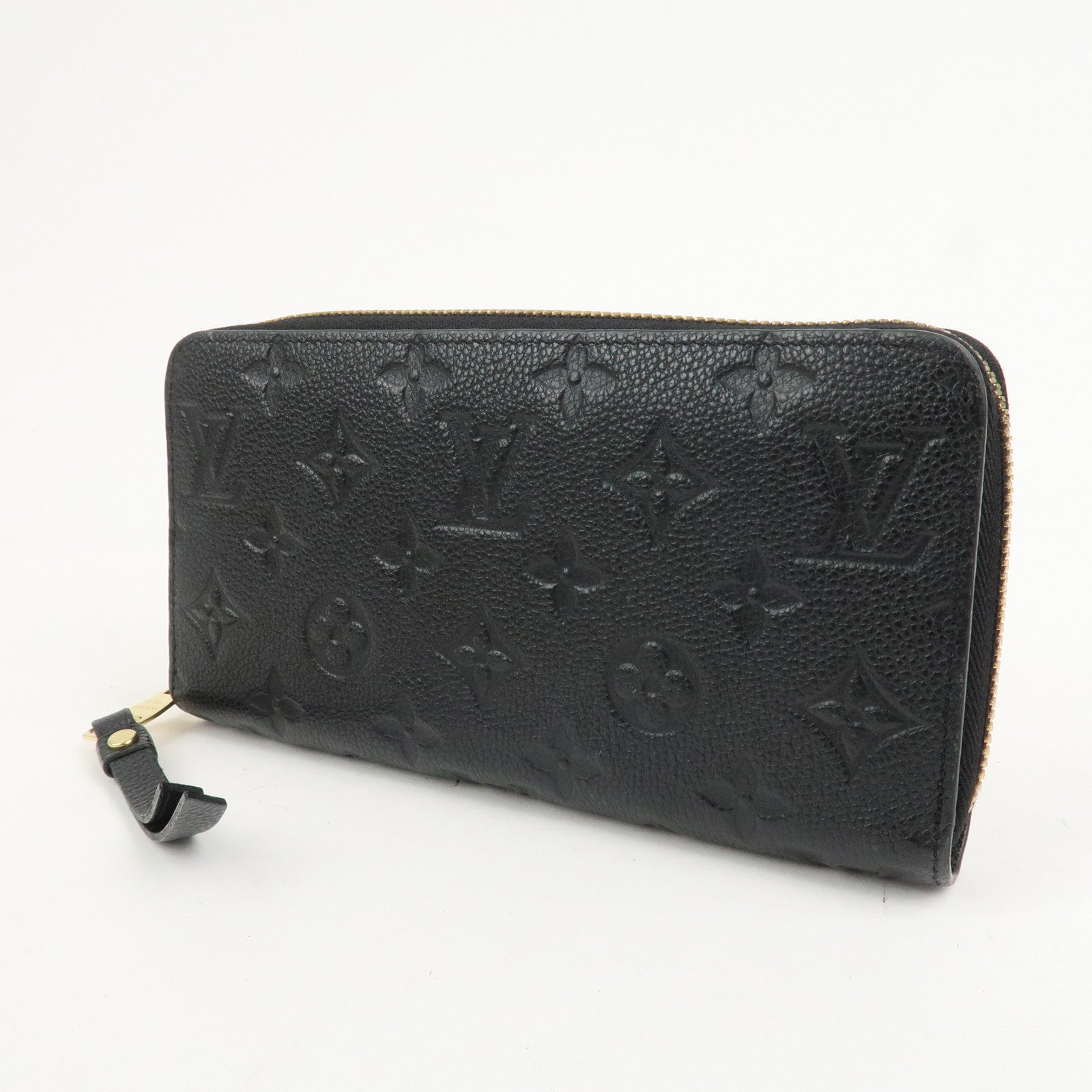 Louis Vuitton Monogram Empreinte Leather Round Zippy Wallet M61864