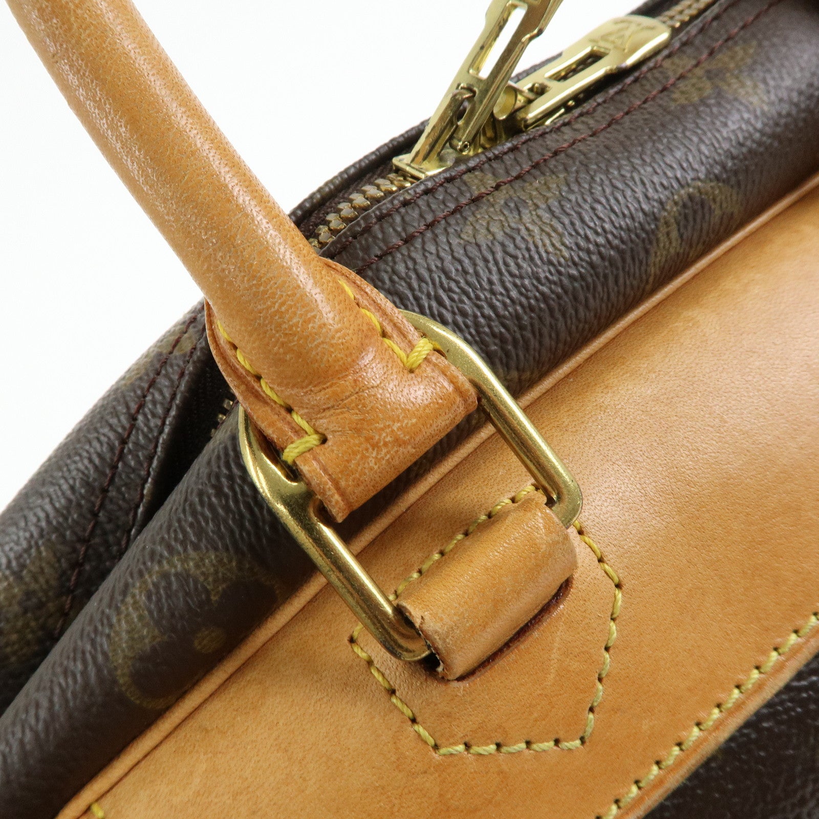 Louis Vuitton Monogram Canvas Deauville Hand Bag Brown M47270