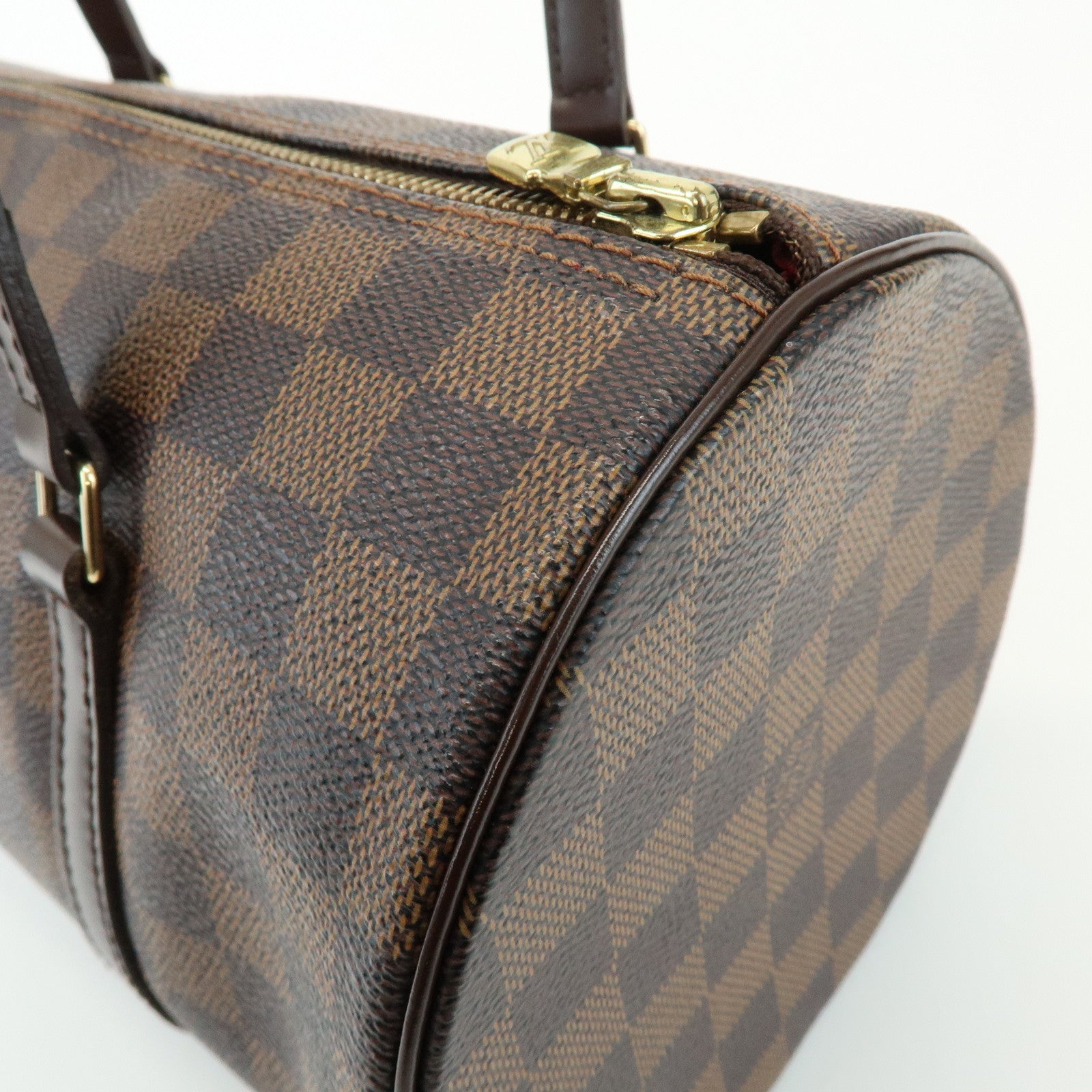 Louis Vuitton Damier Ebene Papillon 30 Hand Bag Brown N51303