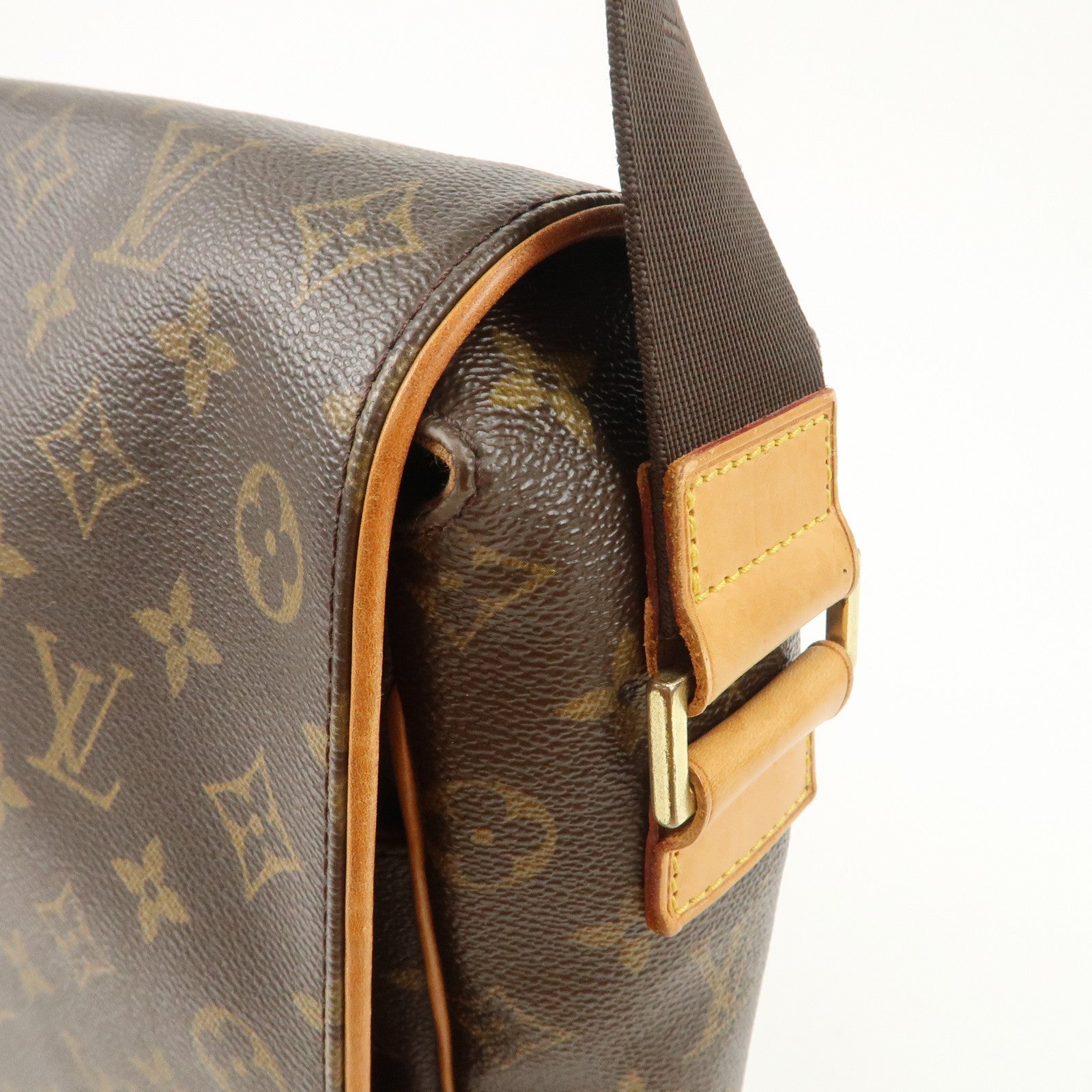 Louis Vuitton Monogram Abbesses Messenger Shoulder Bag Brown M45257