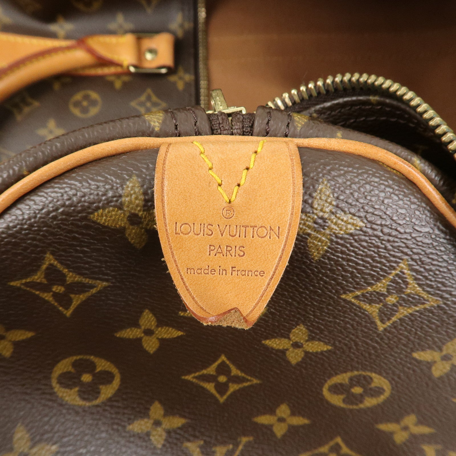 Louis Vuitton Monogram Keep All 60 Boston Bag Brown M41422
