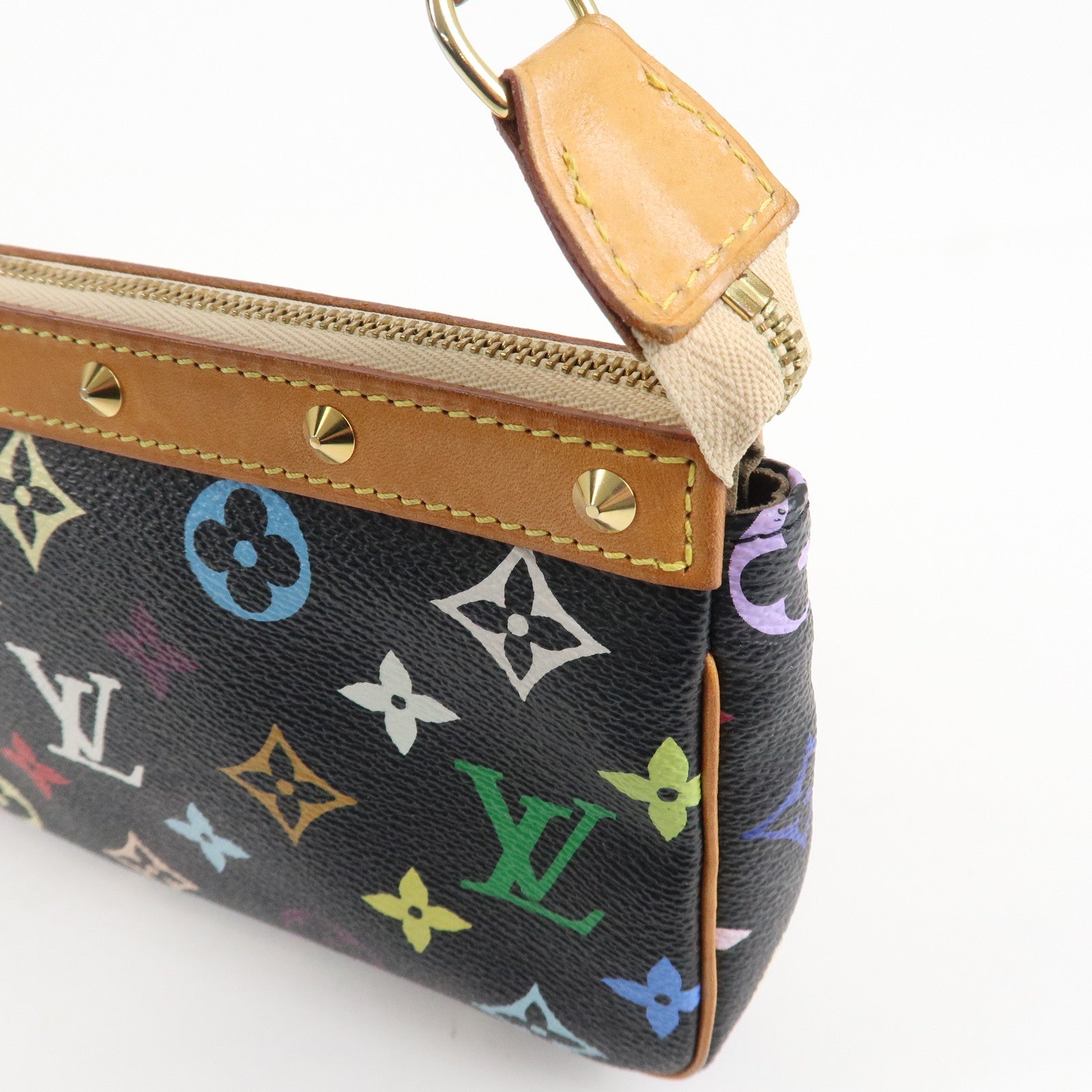 Louis Vuitton Monogram Multicolor Pochette Accessoires Noir M92648 Used