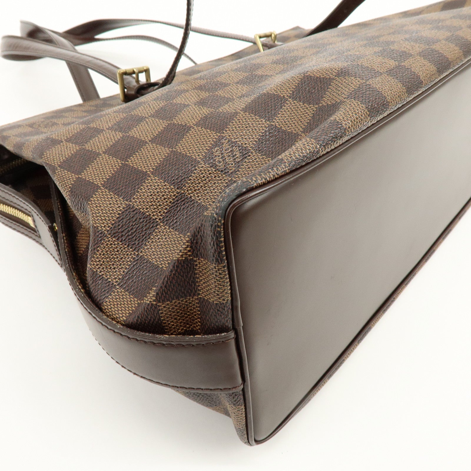 Louis Vuitton Damier Ebene Chelsea Canvas Shoulder Bag N51119
