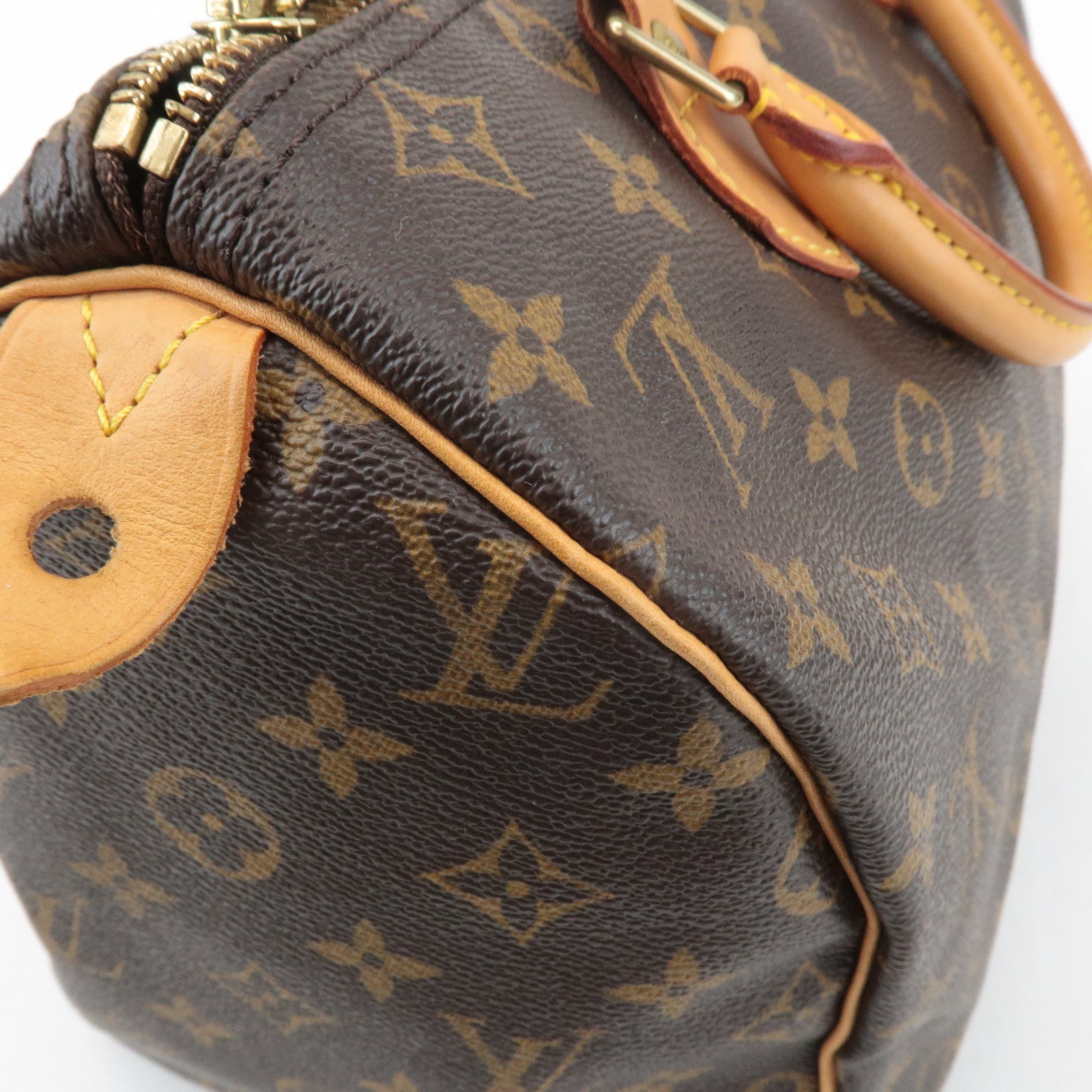 Louis Vuitton Monogram Speedy 30 Hand Bag Boston Bag M41526 Used