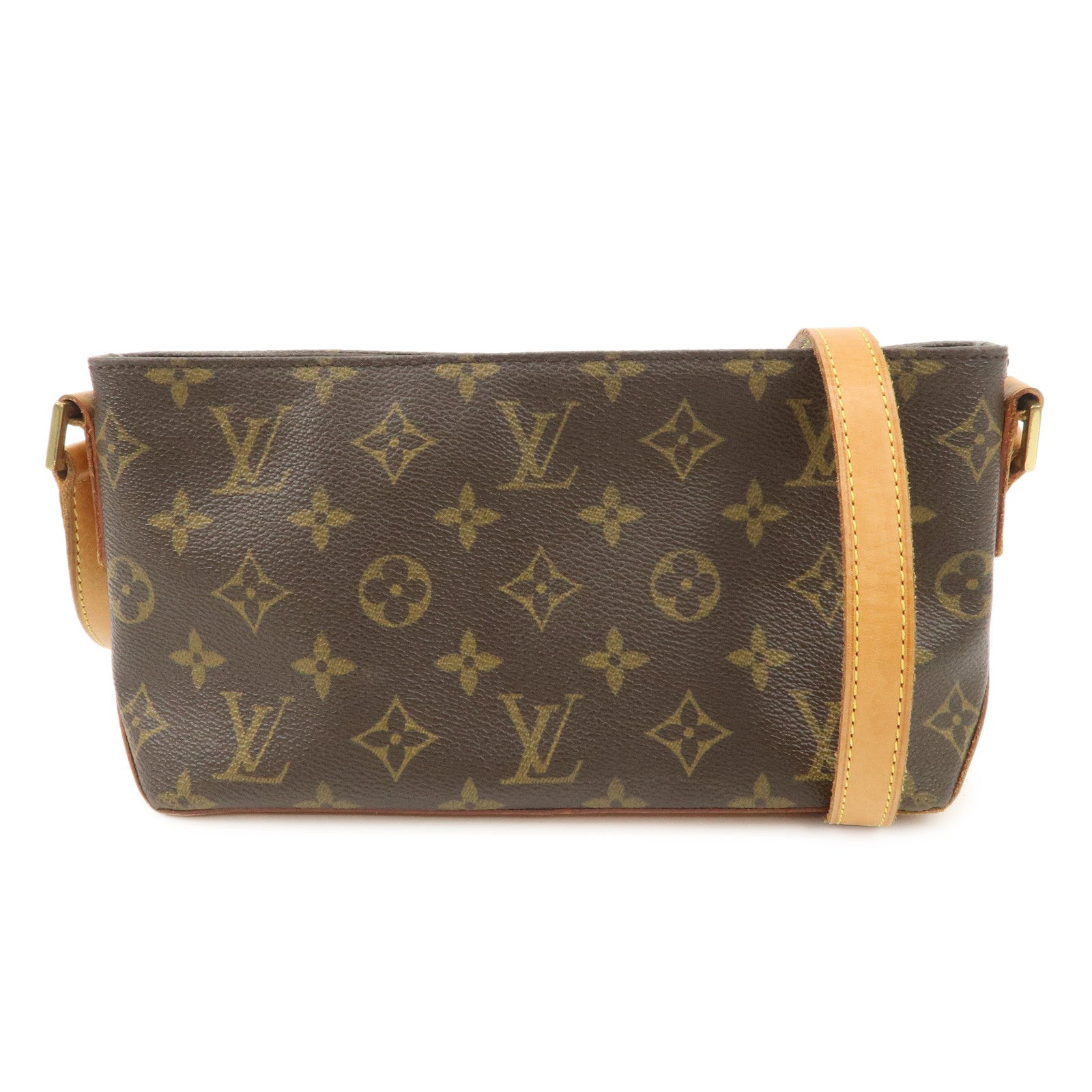 Louis Vuitton Monogram Trotteur Shoulder Bag Brown M51240