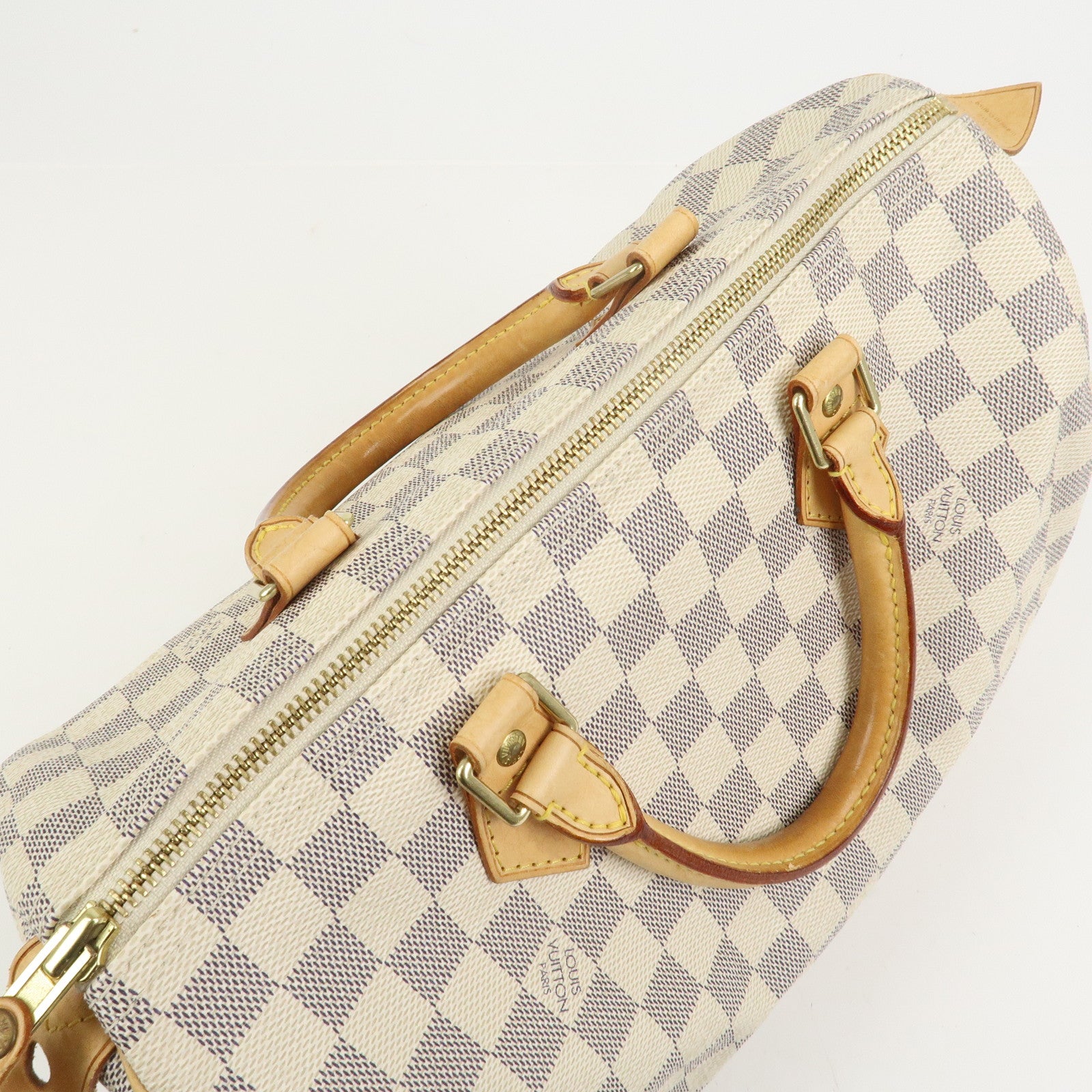 Louis Vuitton Damier Azur Speedy 30 Boston Bag Hand Bag N41533